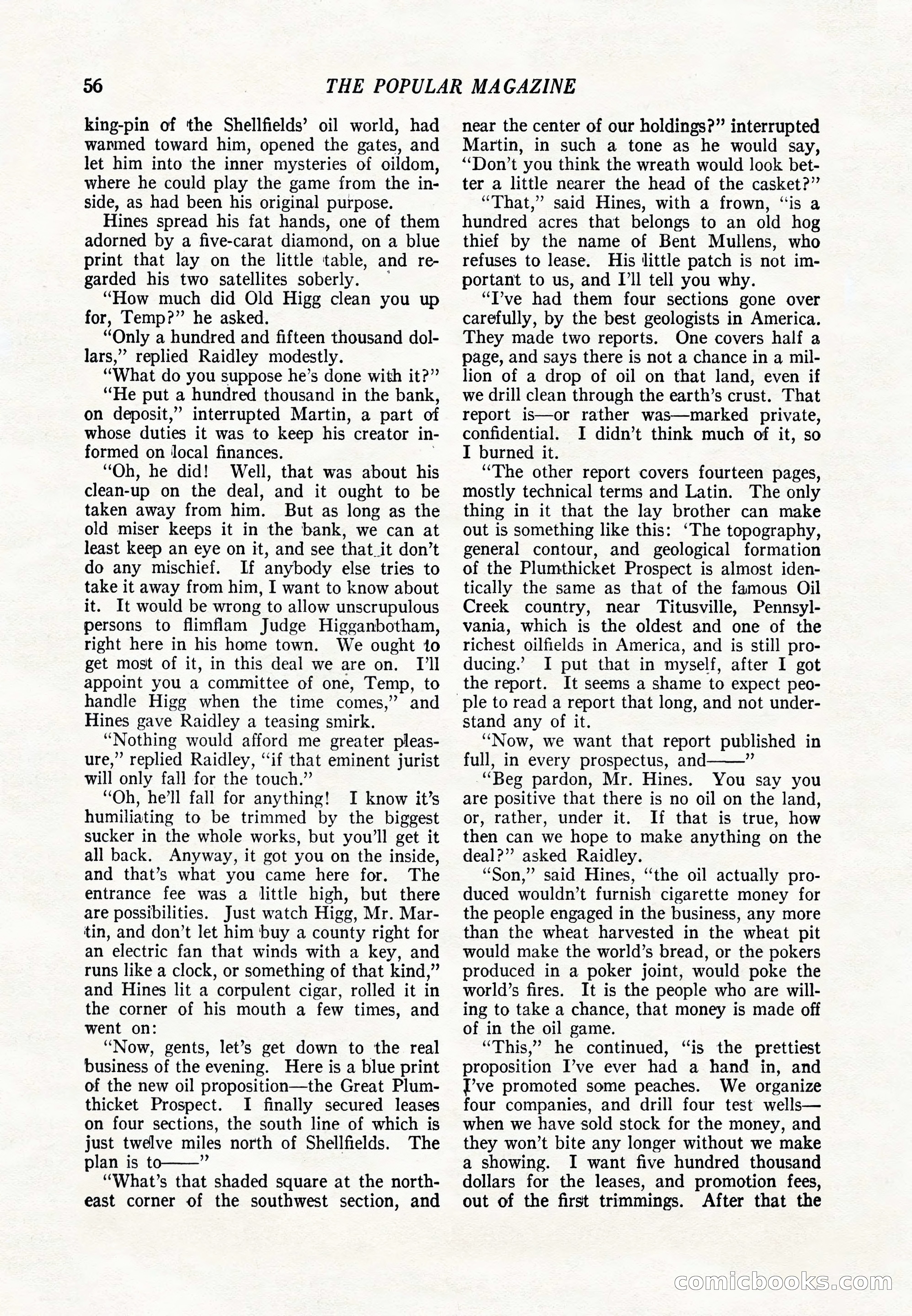 The Popular Magazine, June 20, 1920 — page 58 of 164