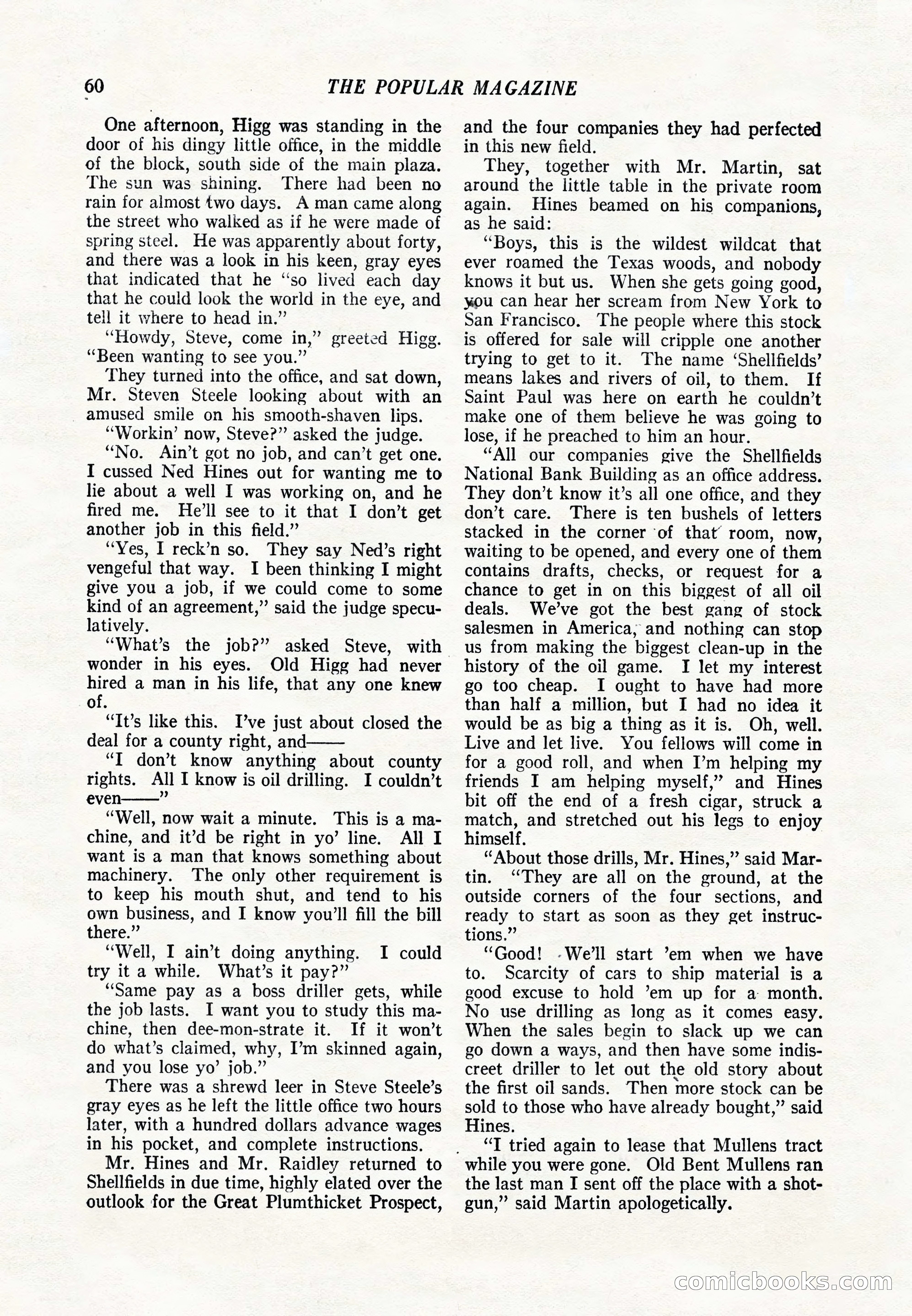 The Popular Magazine, June 20, 1920 — page 62 of 164