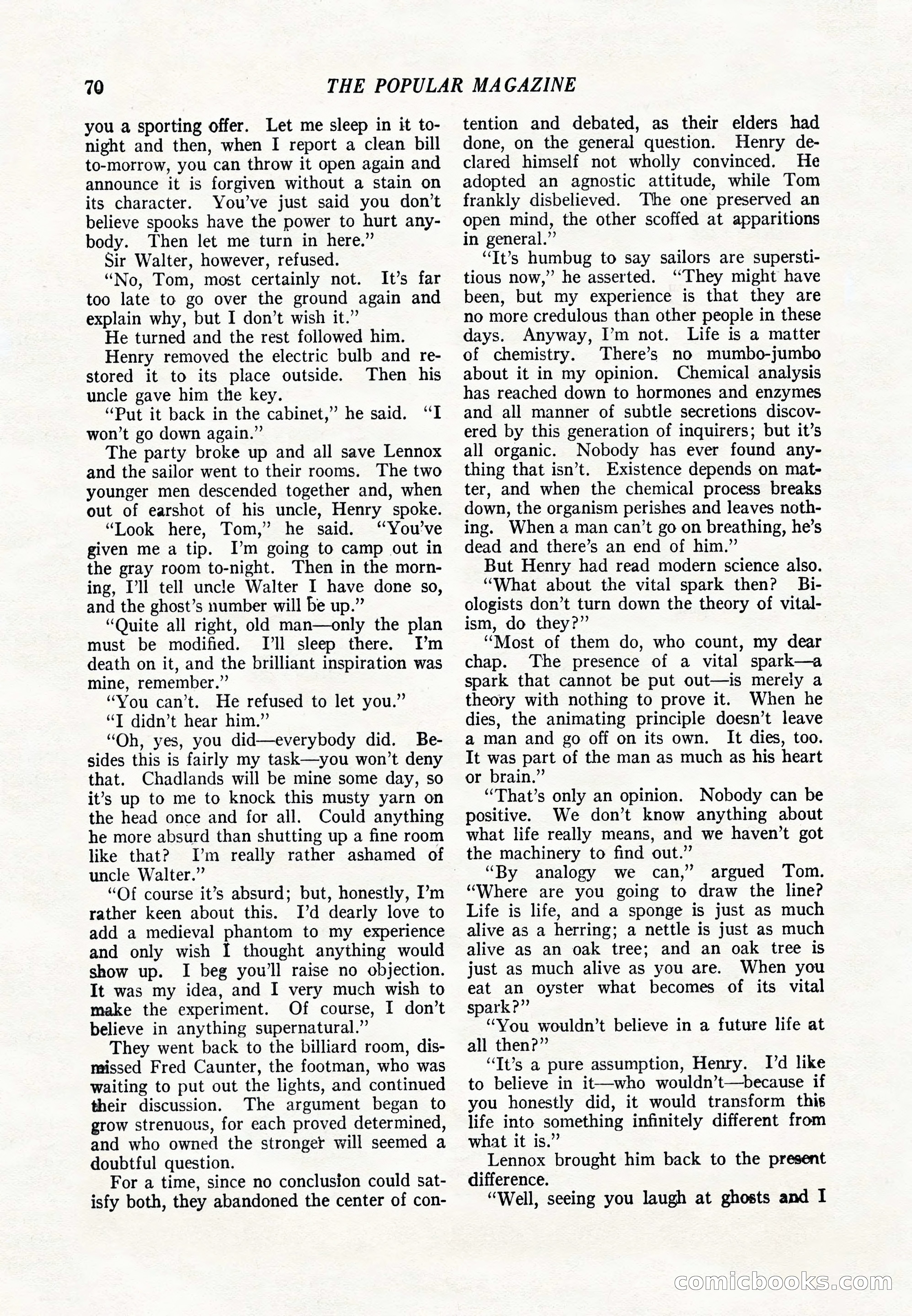 The Popular Magazine, June 20, 1920 — page 72 of 164