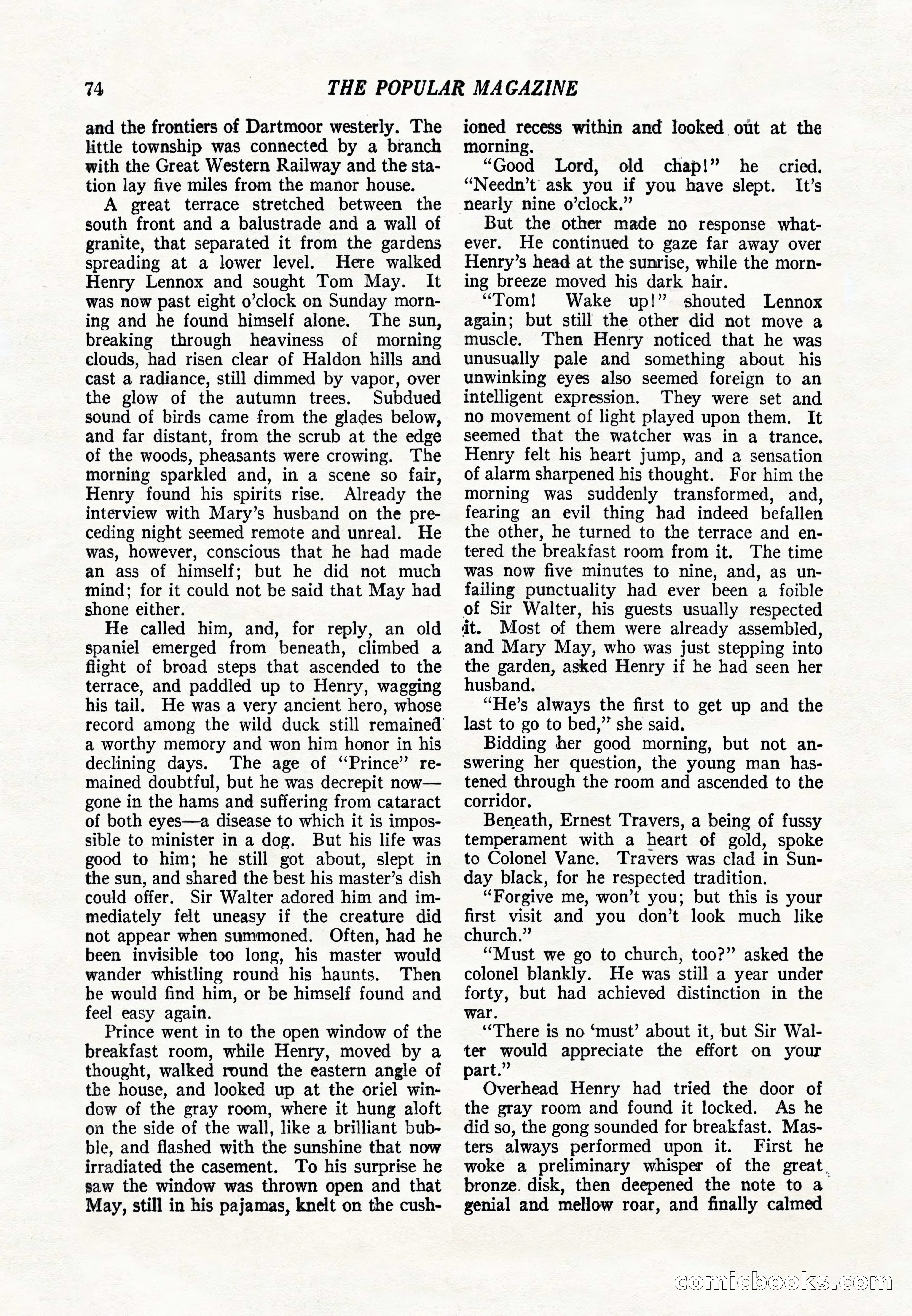The Popular Magazine, June 20, 1920 — page 76 of 164