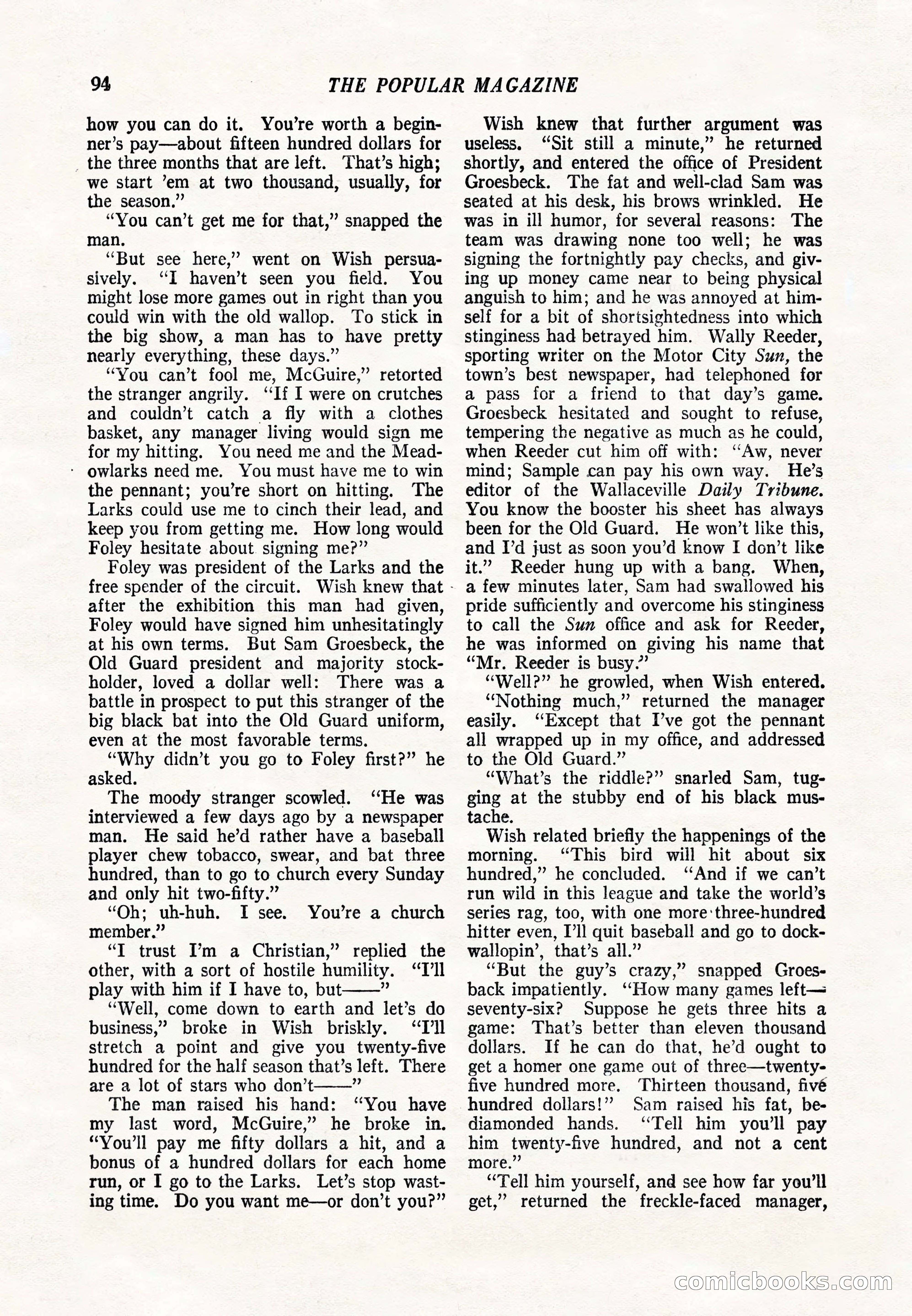 The Popular Magazine, June 20, 1920 — page 96 of 164