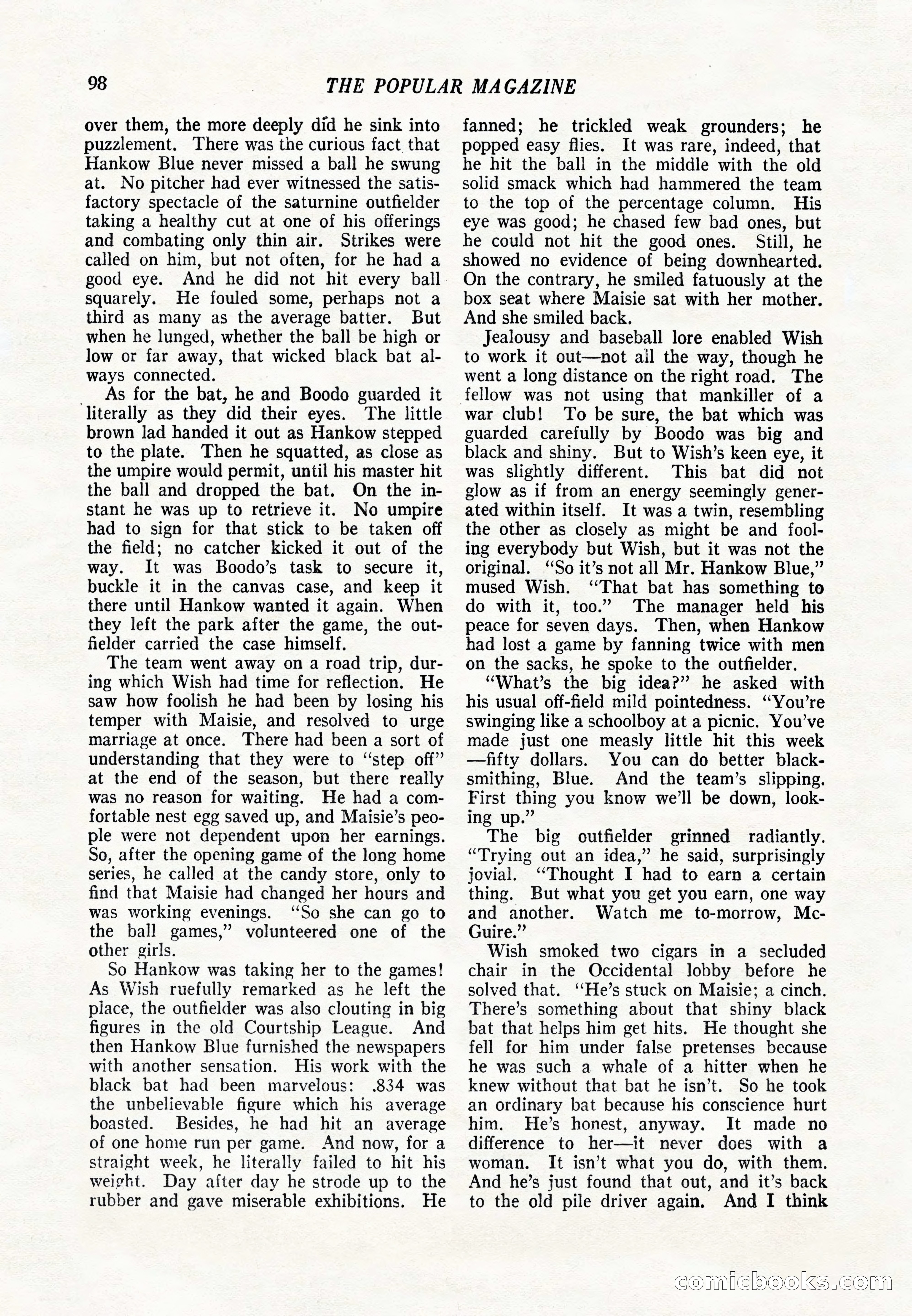 The Popular Magazine, June 20, 1920 — page 100 of 164