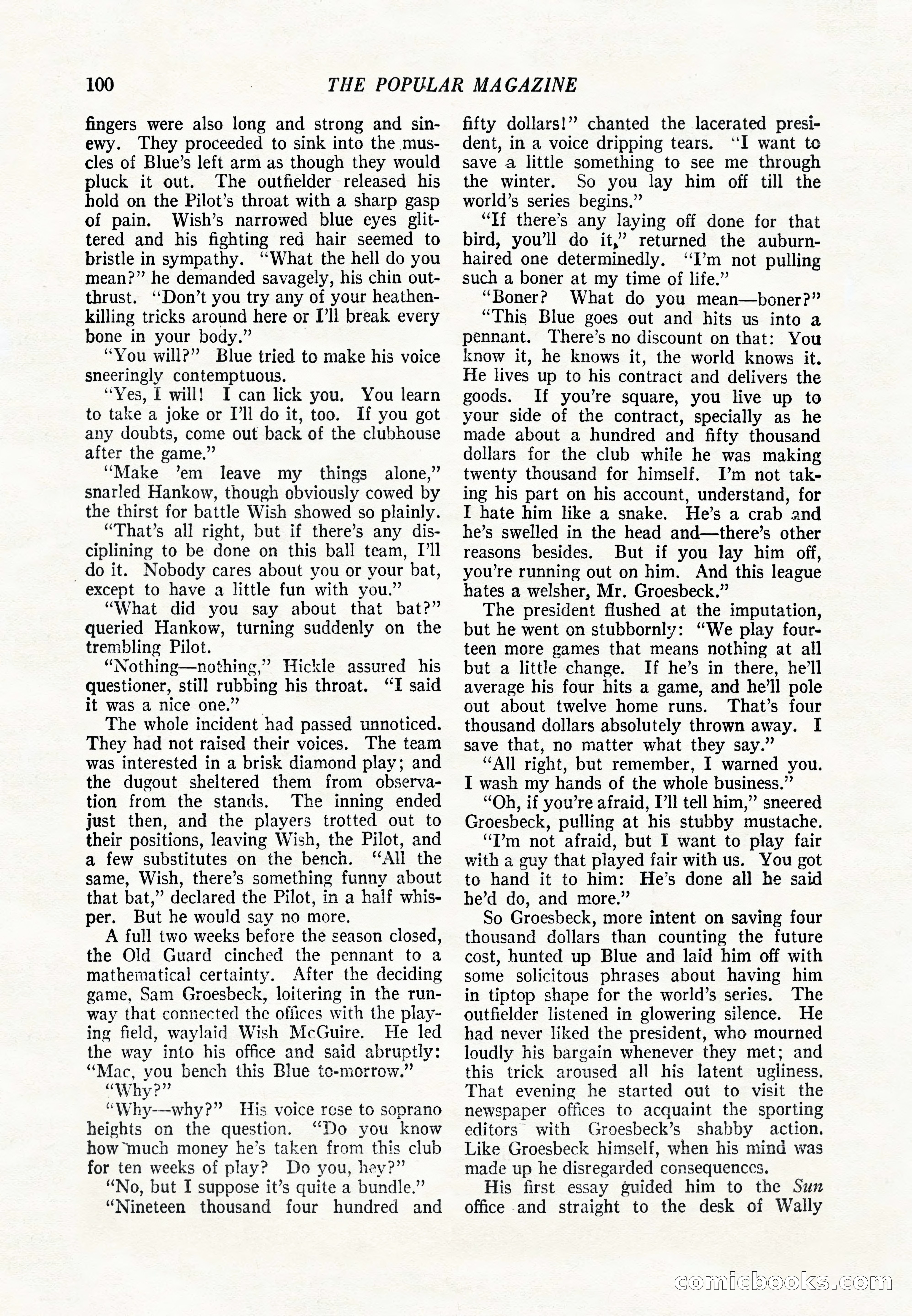 The Popular Magazine, June 20, 1920 — page 102 of 164