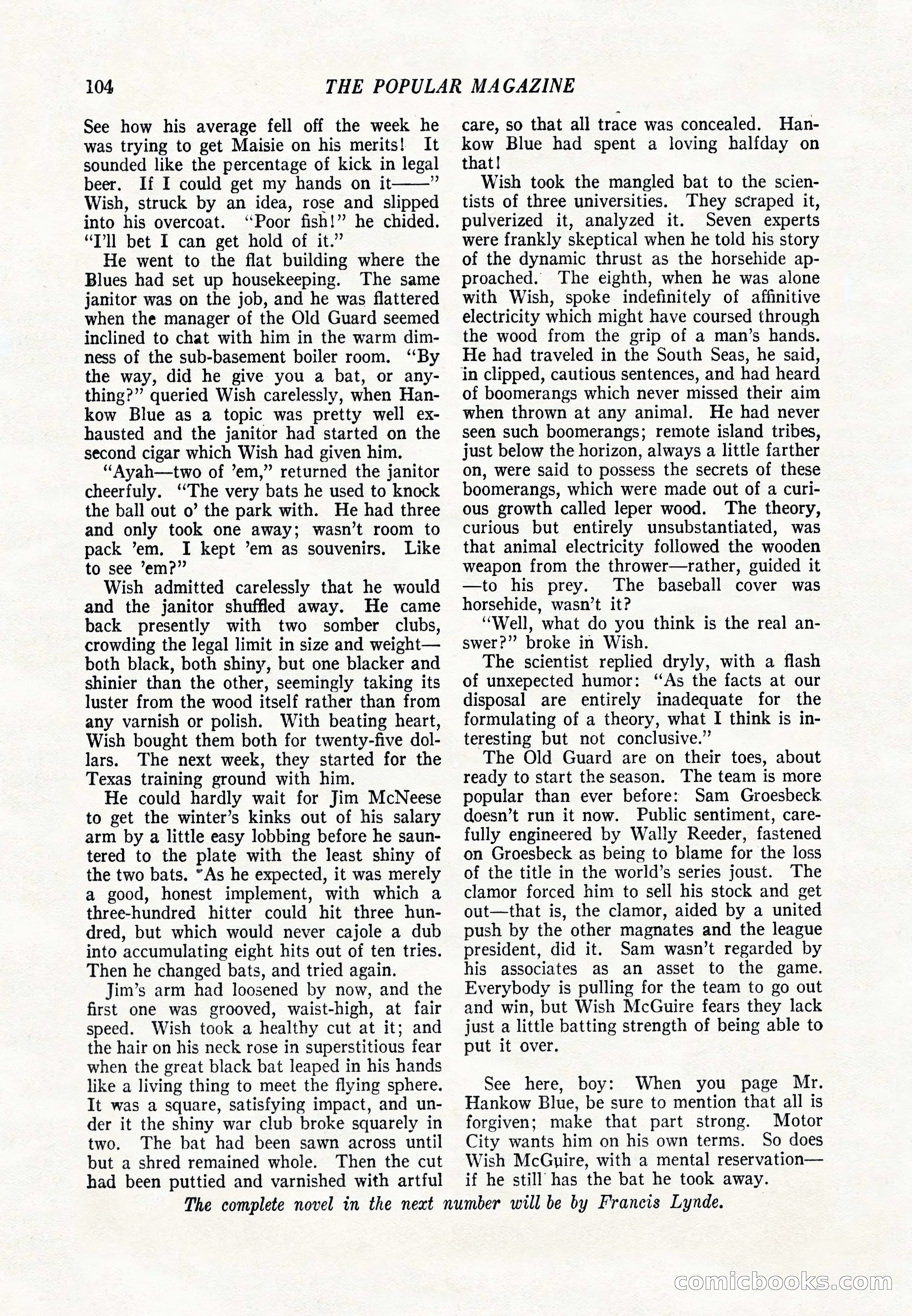 The Popular Magazine, June 20, 1920 — page 106 of 164