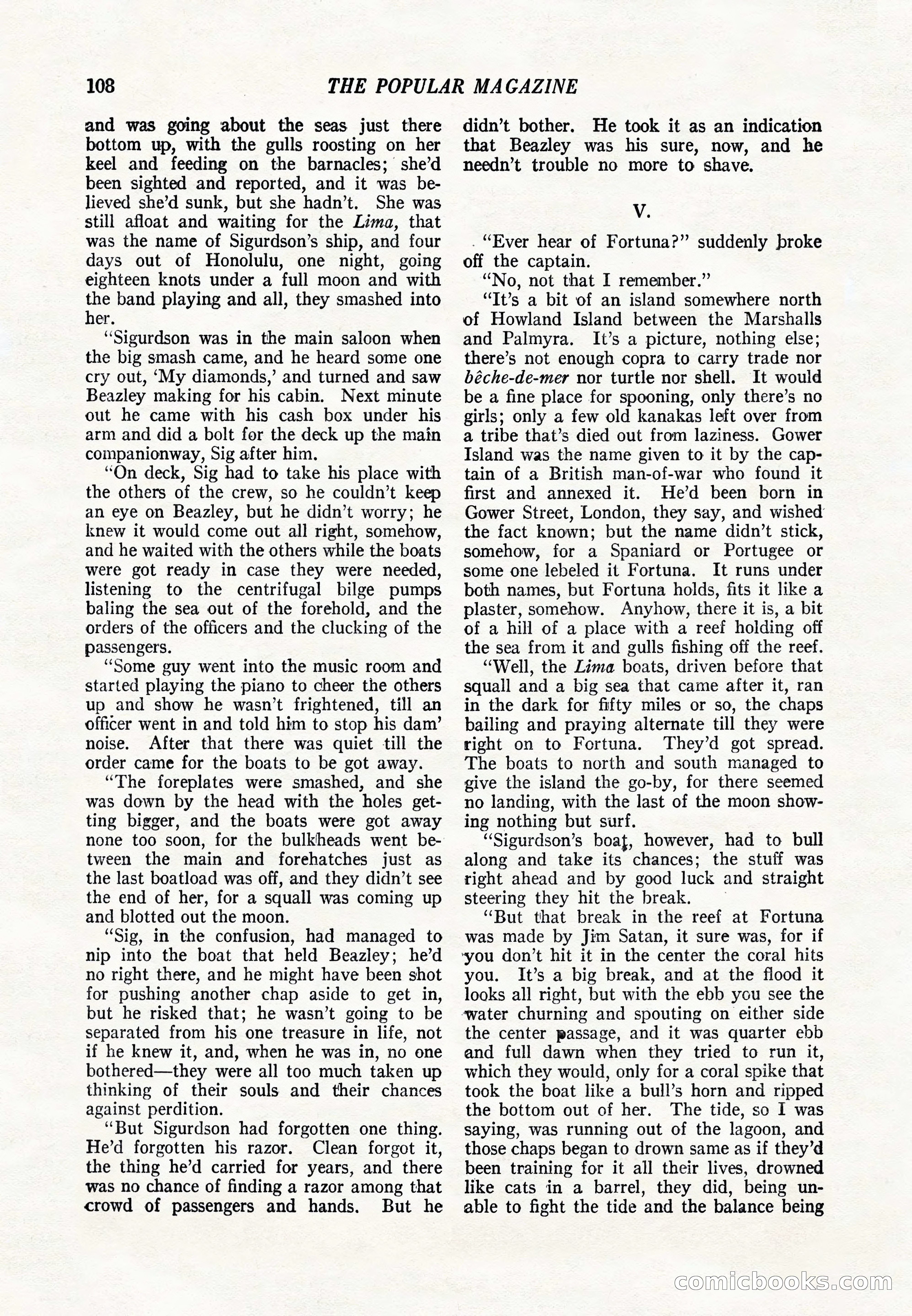 The Popular Magazine, June 20, 1920 — page 110 of 164