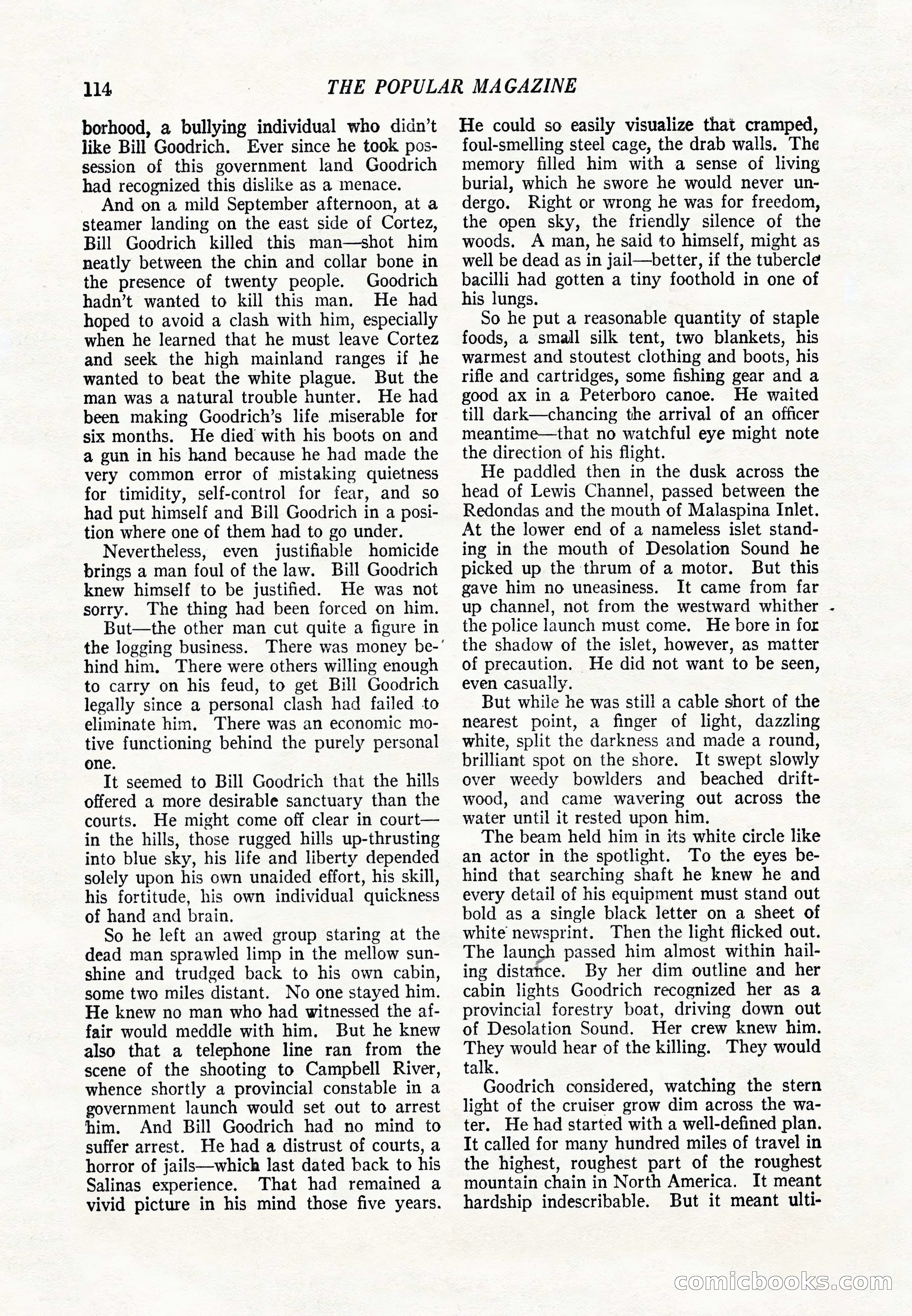 The Popular Magazine, June 20, 1920 — page 116 of 164