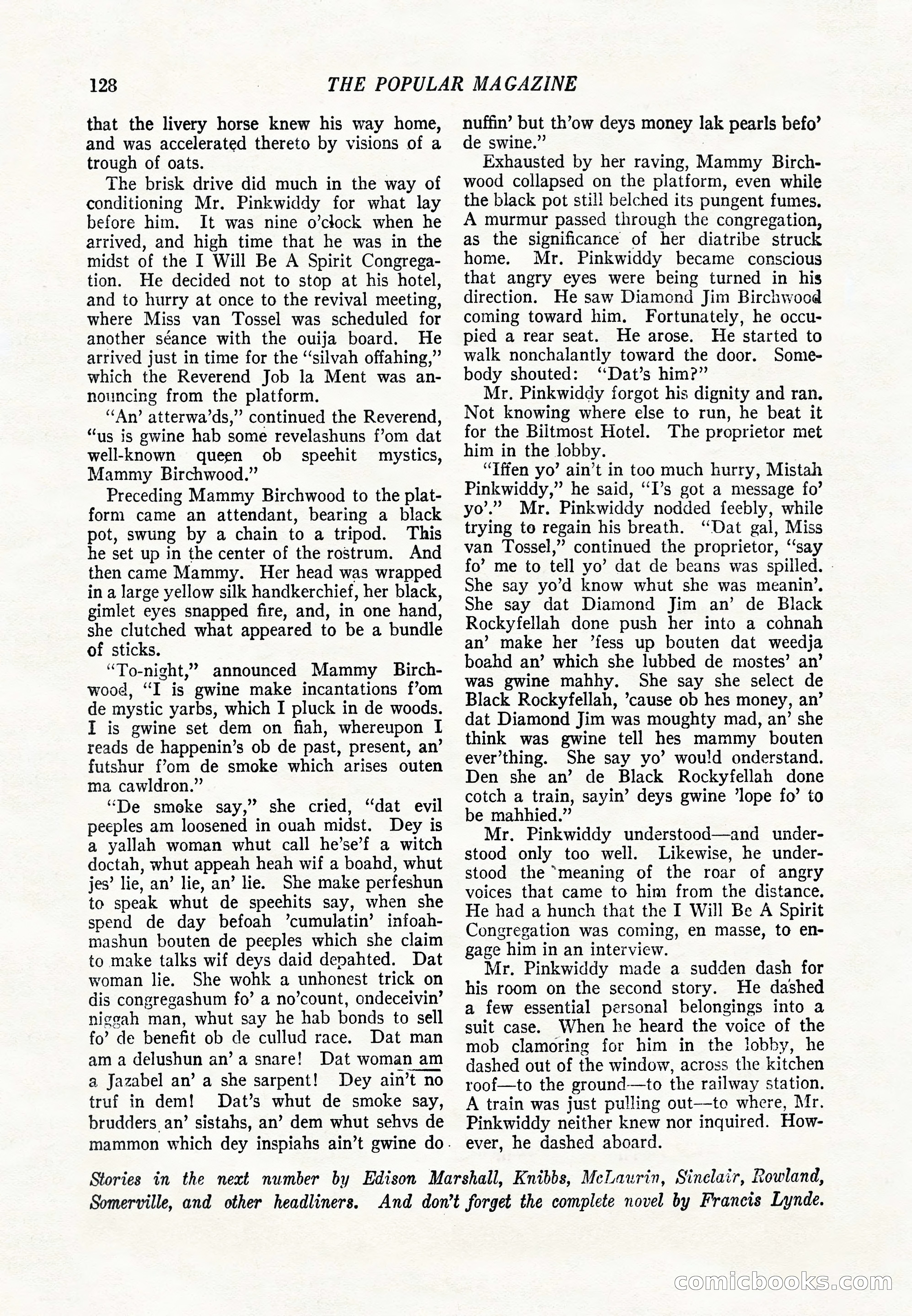 The Popular Magazine, June 20, 1920 — page 130 of 164