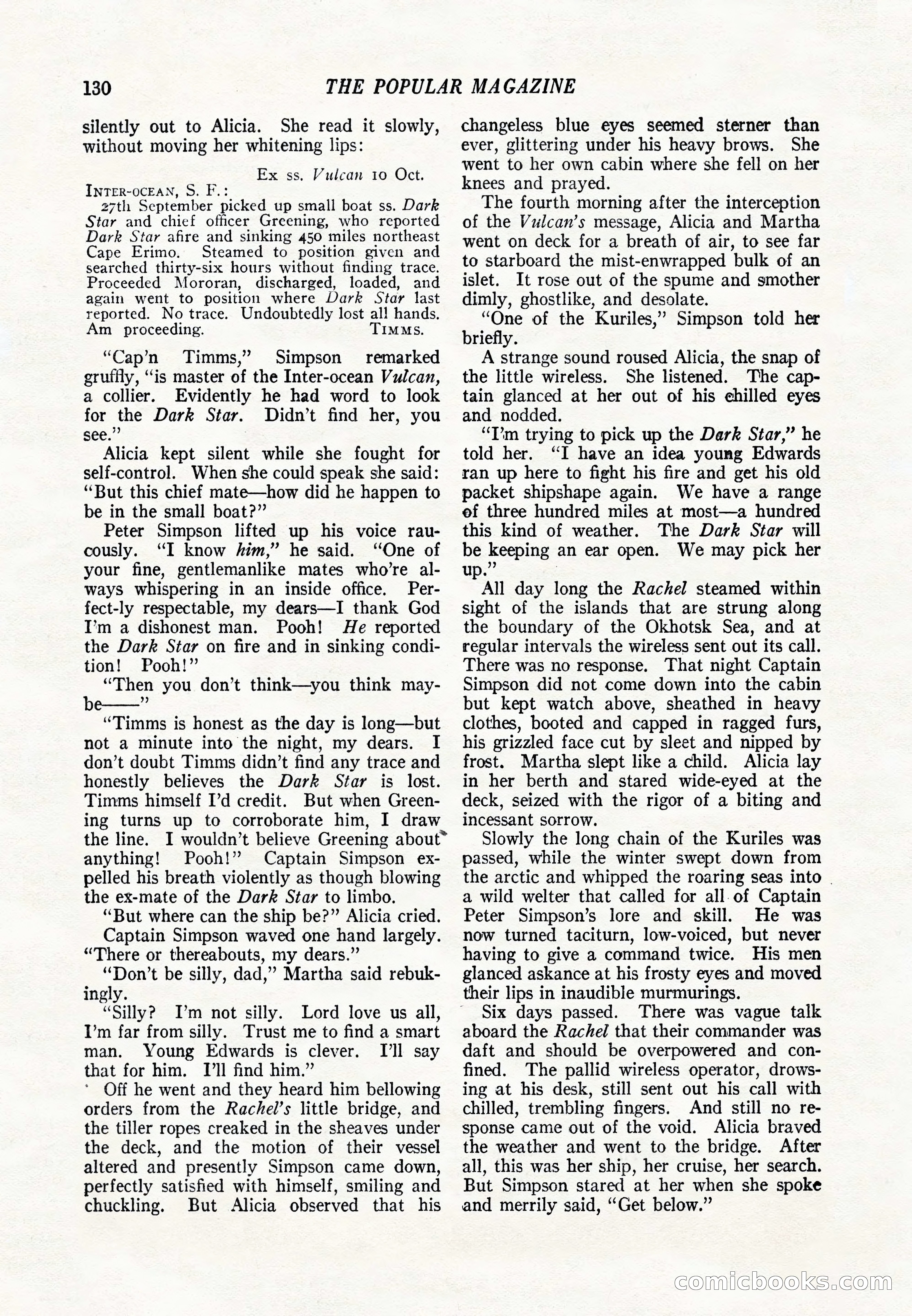 The Popular Magazine, June 20, 1920 — page 132 of 164