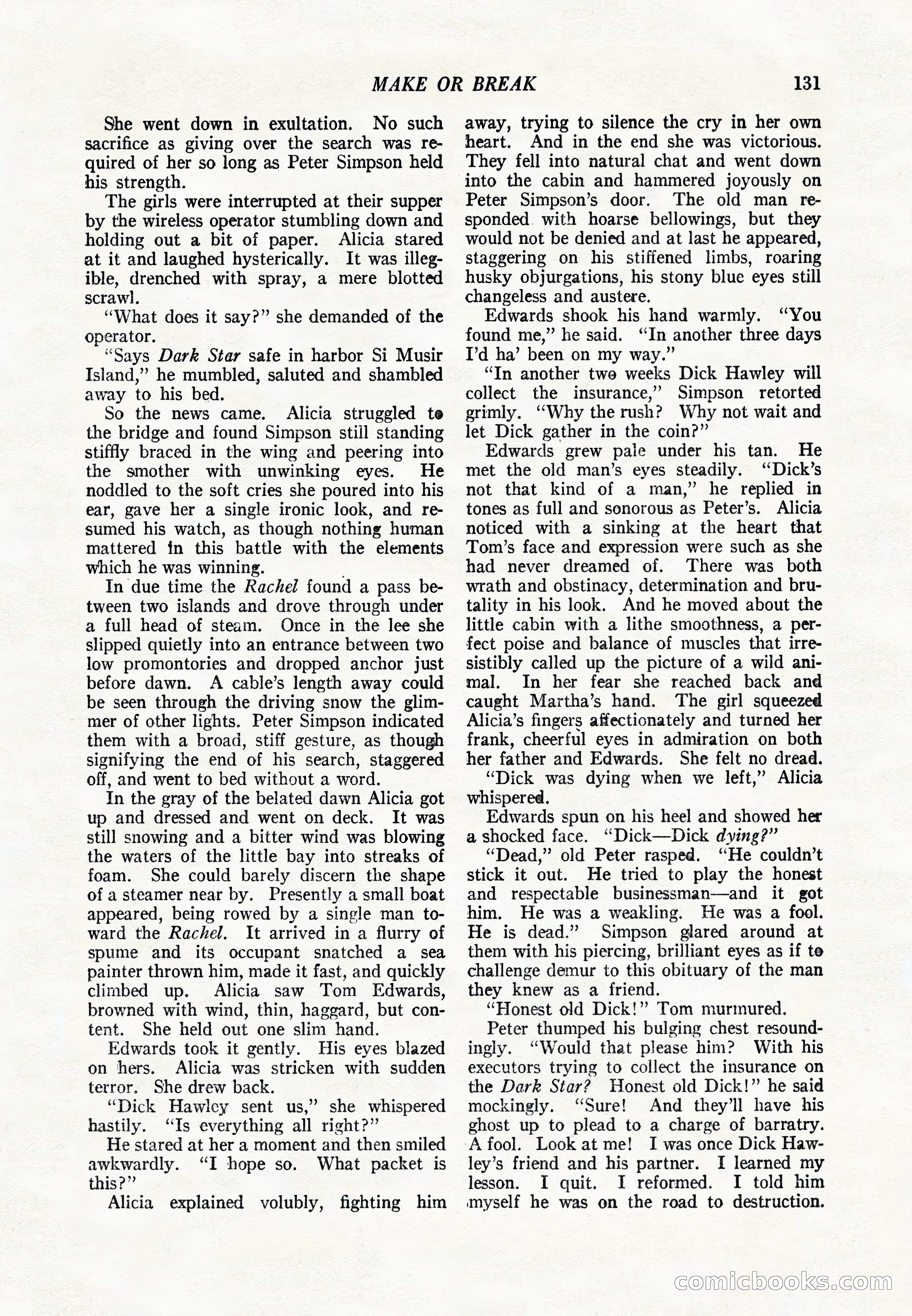 The Popular Magazine, June 20, 1920 — page 133 of 164