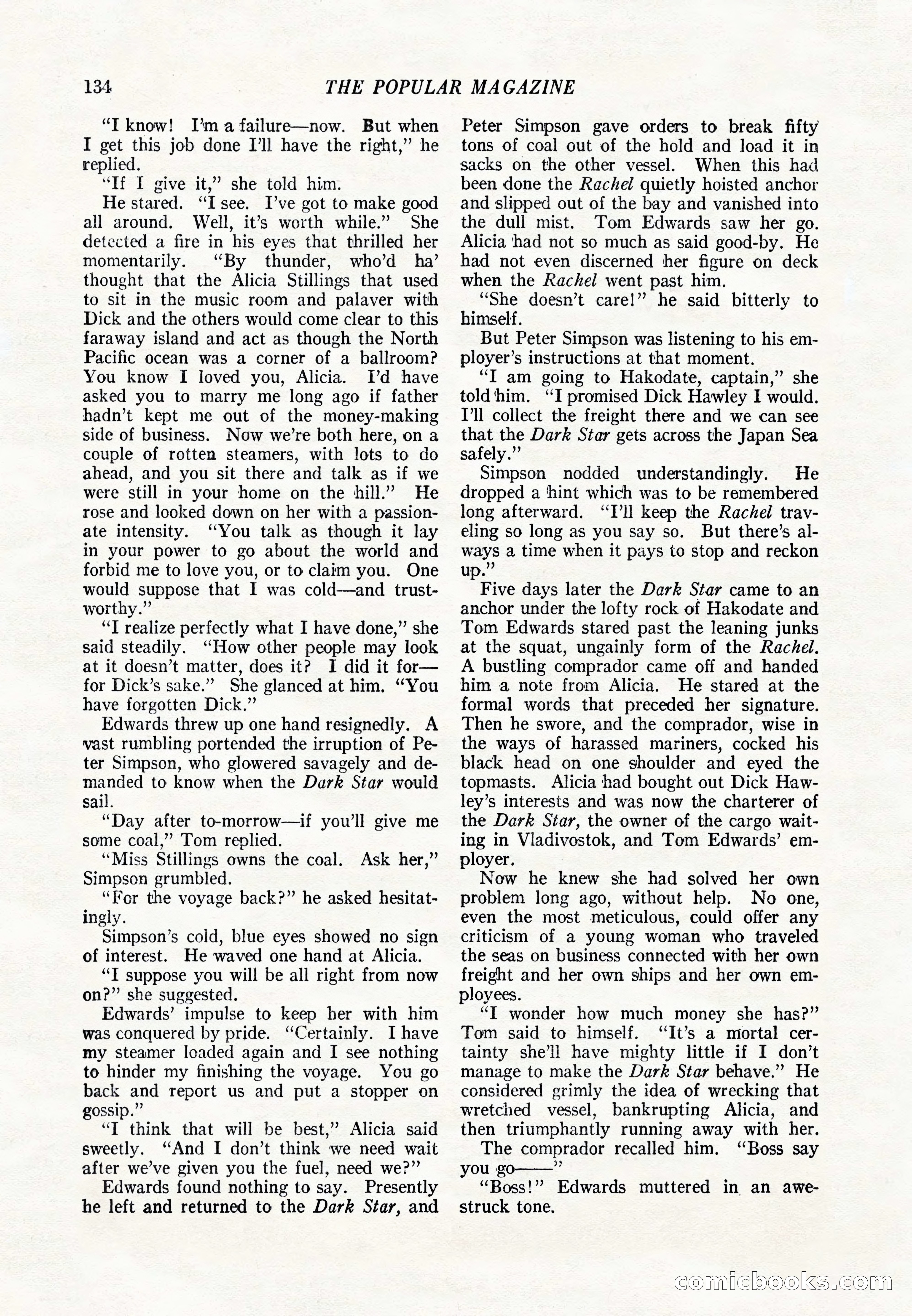 The Popular Magazine, June 20, 1920 — page 136 of 164