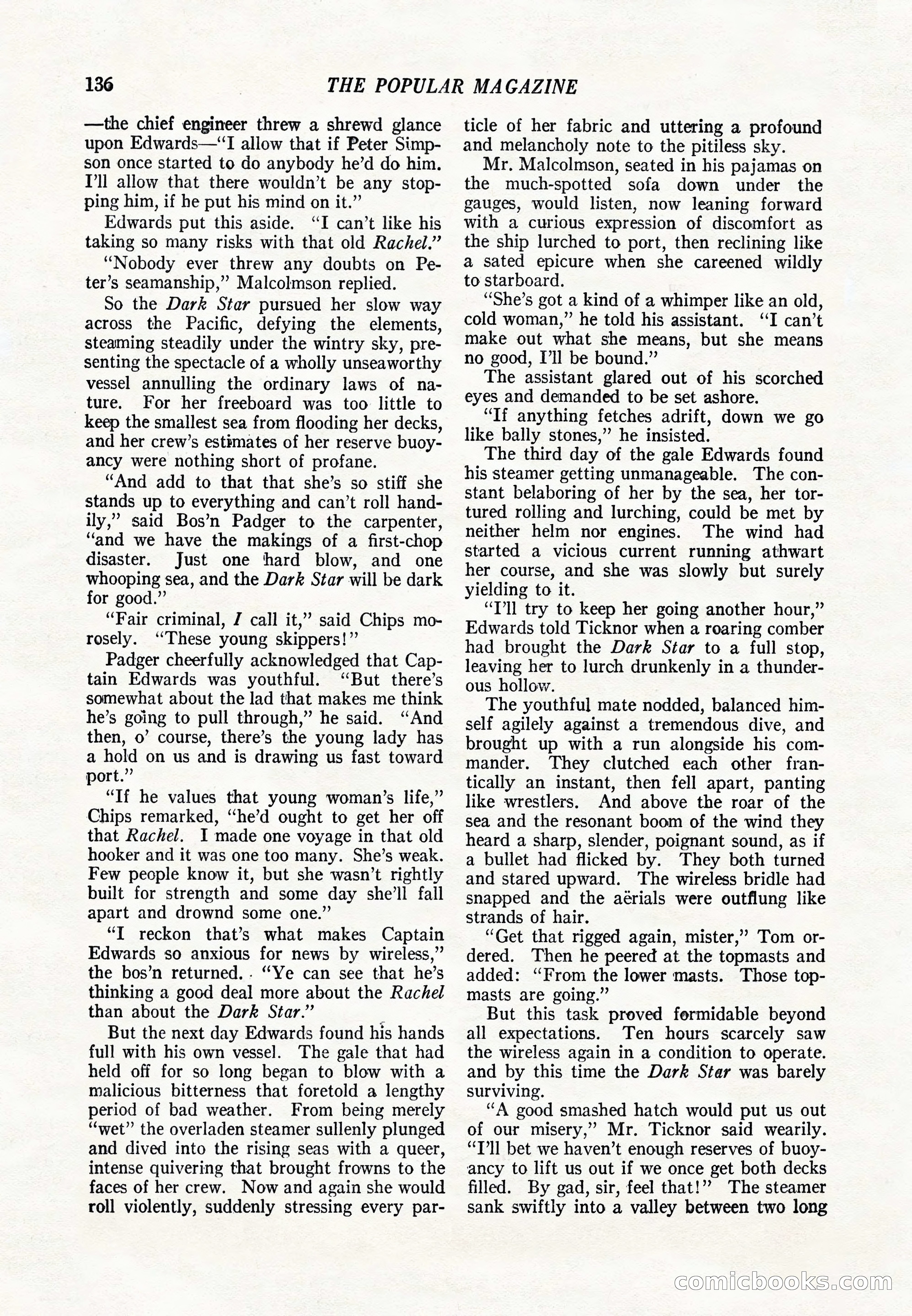 The Popular Magazine, June 20, 1920 — page 138 of 164