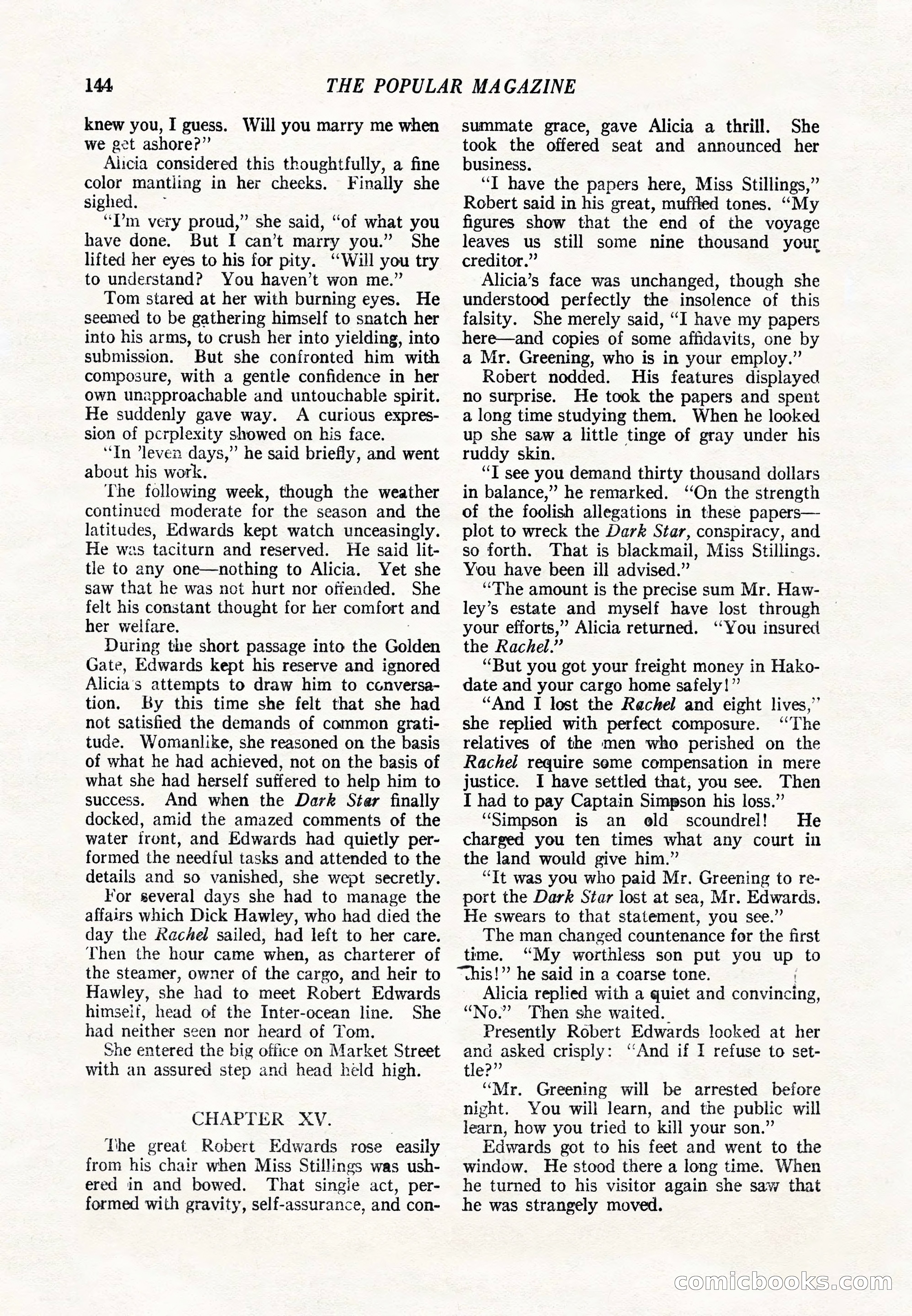 The Popular Magazine, June 20, 1920 — page 146 of 164