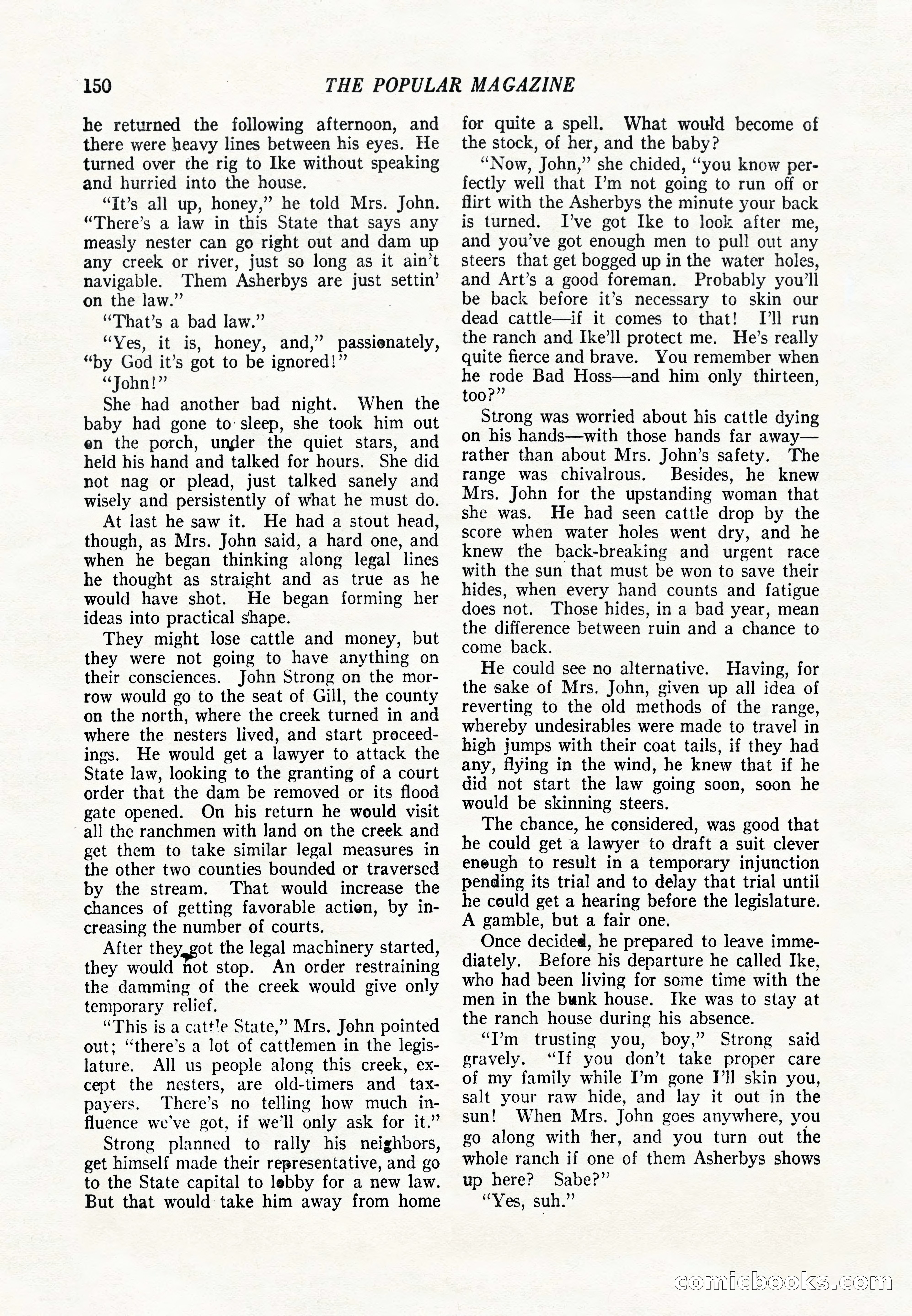 The Popular Magazine, June 20, 1920 — page 152 of 164