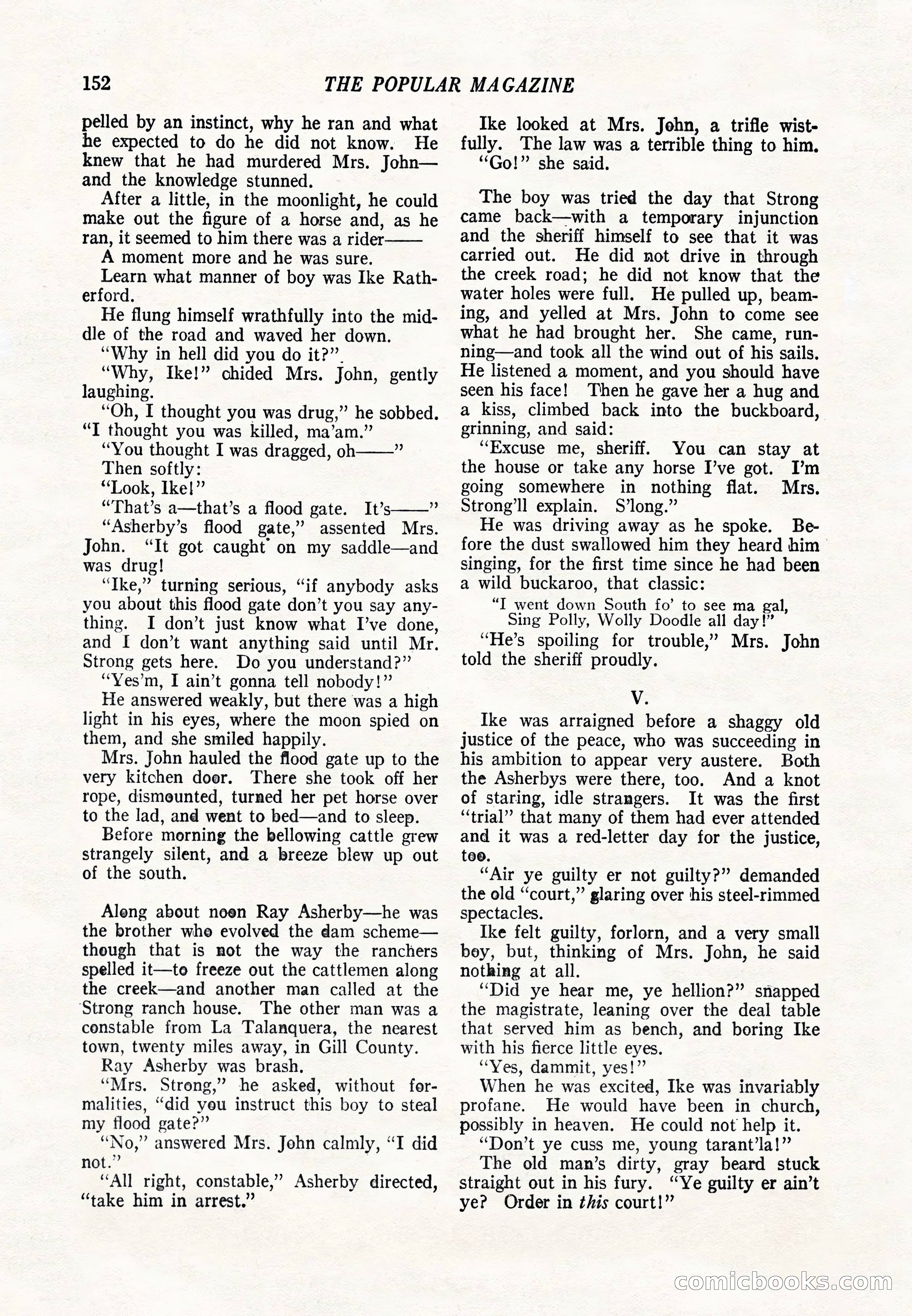 The Popular Magazine, June 20, 1920 — page 154 of 164