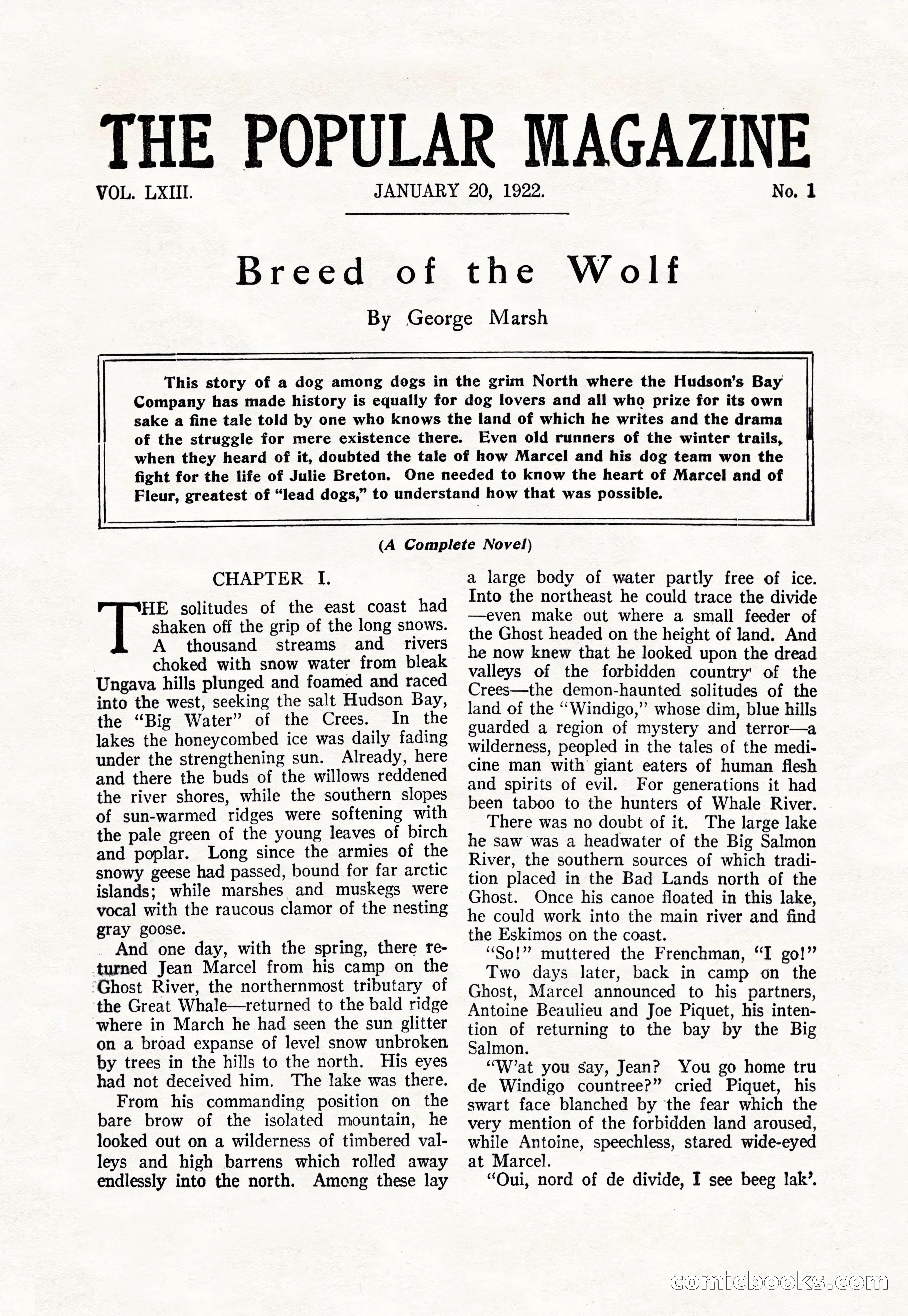 The Popular Magazine, January 1922 — page 5 of 196