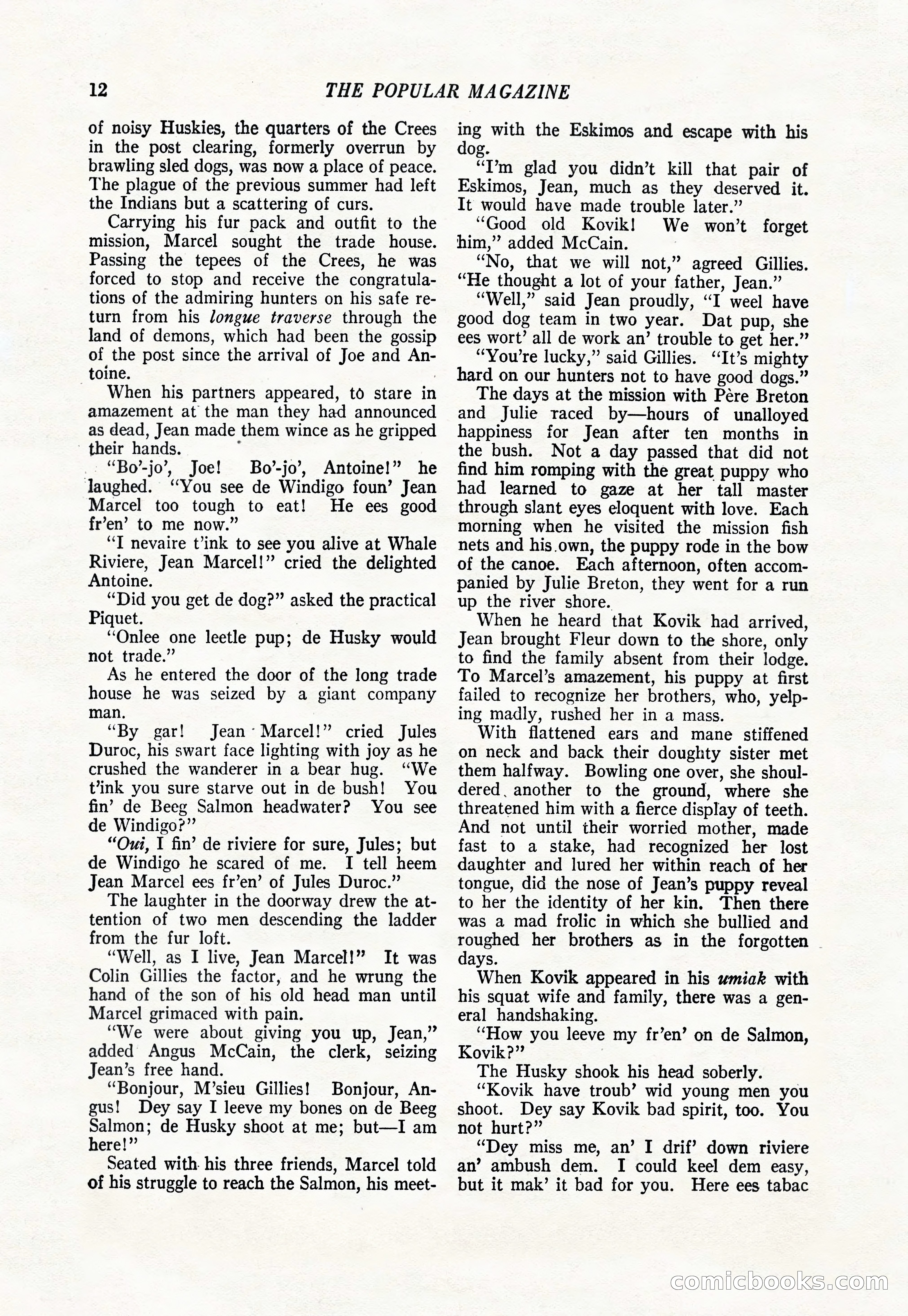 The Popular Magazine, January 1922 — page 14 of 196