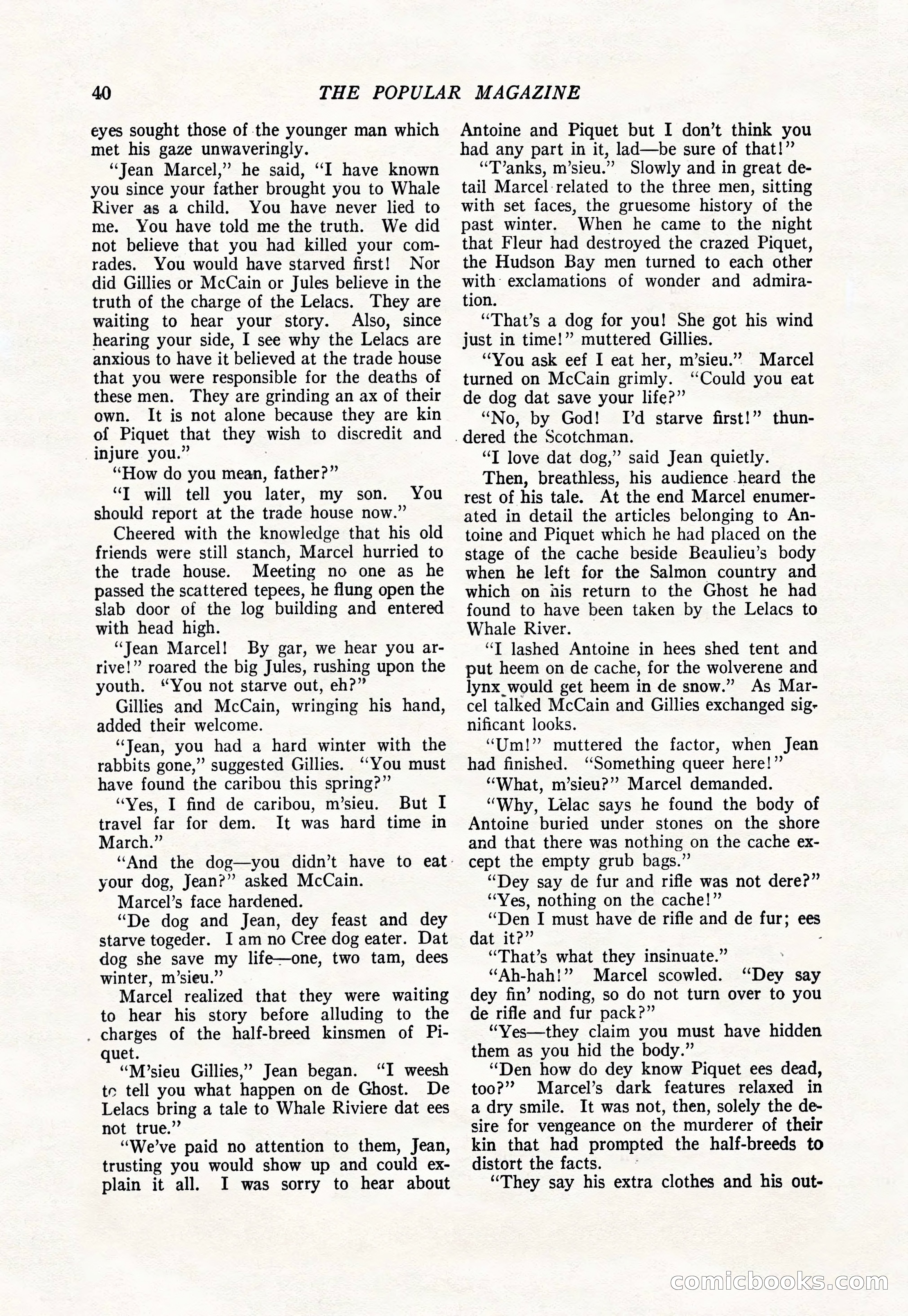 The Popular Magazine, January 1922 — page 42 of 196