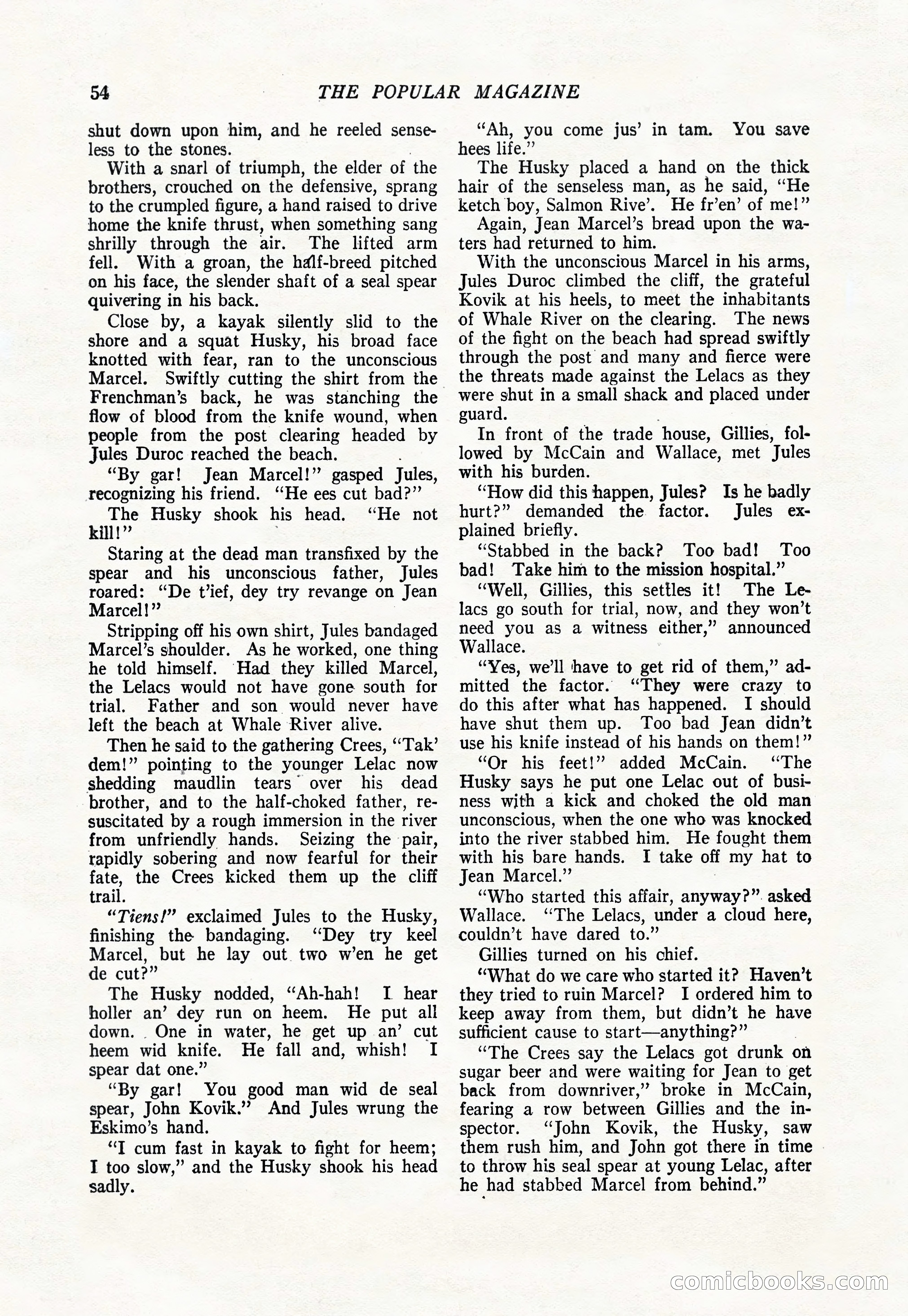 The Popular Magazine, January 1922 — page 56 of 196