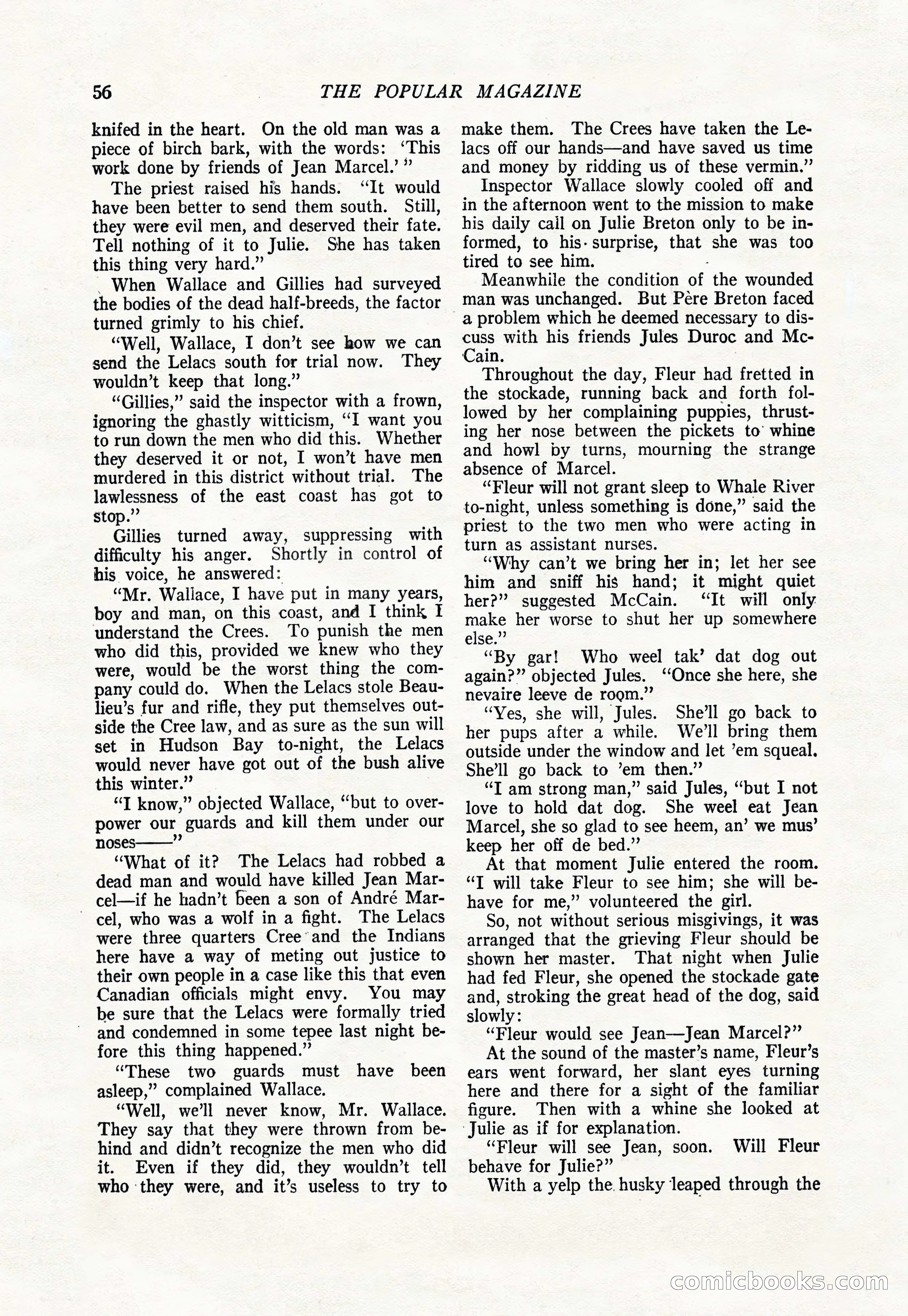 The Popular Magazine, January 1922 — page 58 of 196