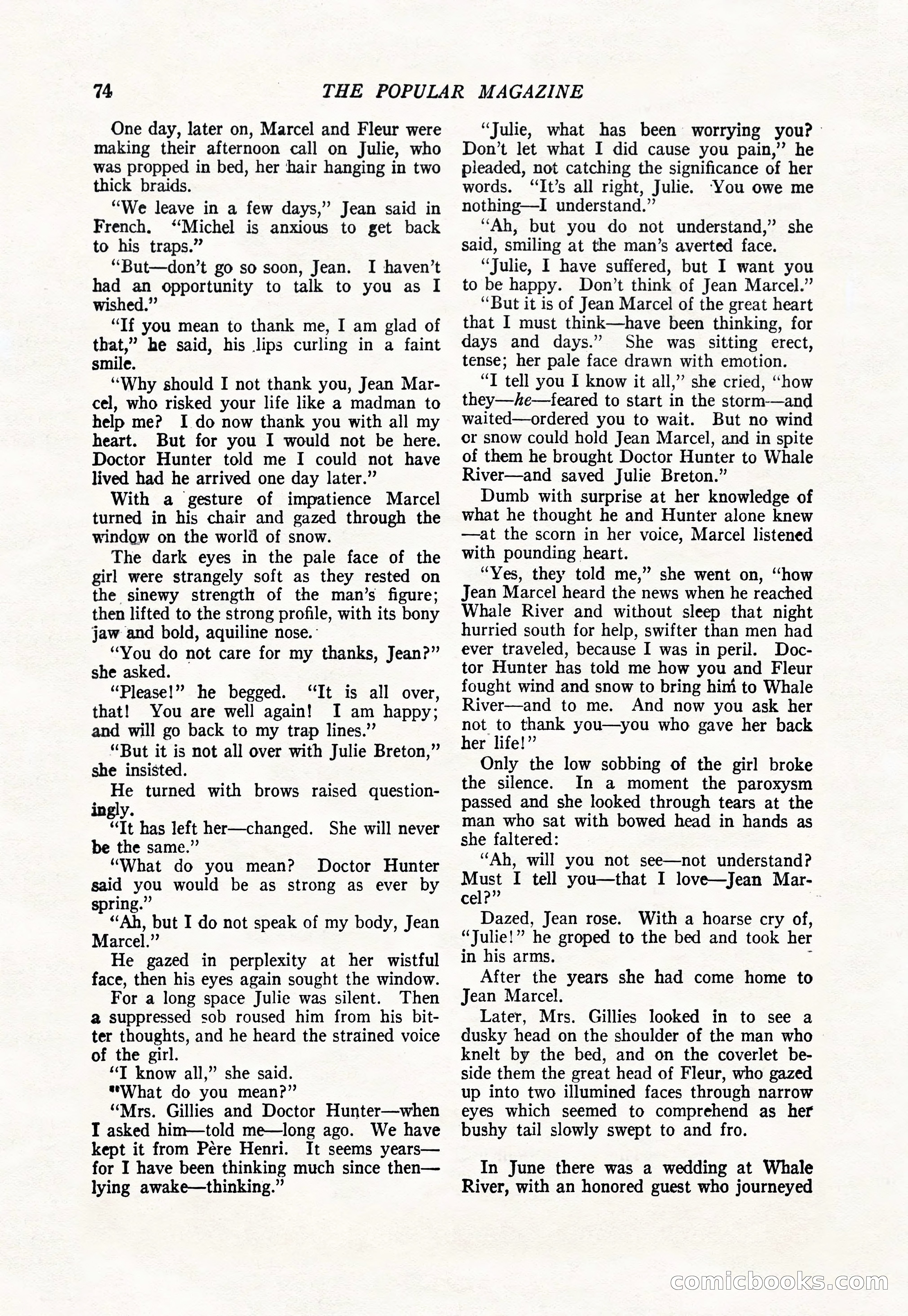 The Popular Magazine, January 1922 — page 76 of 196