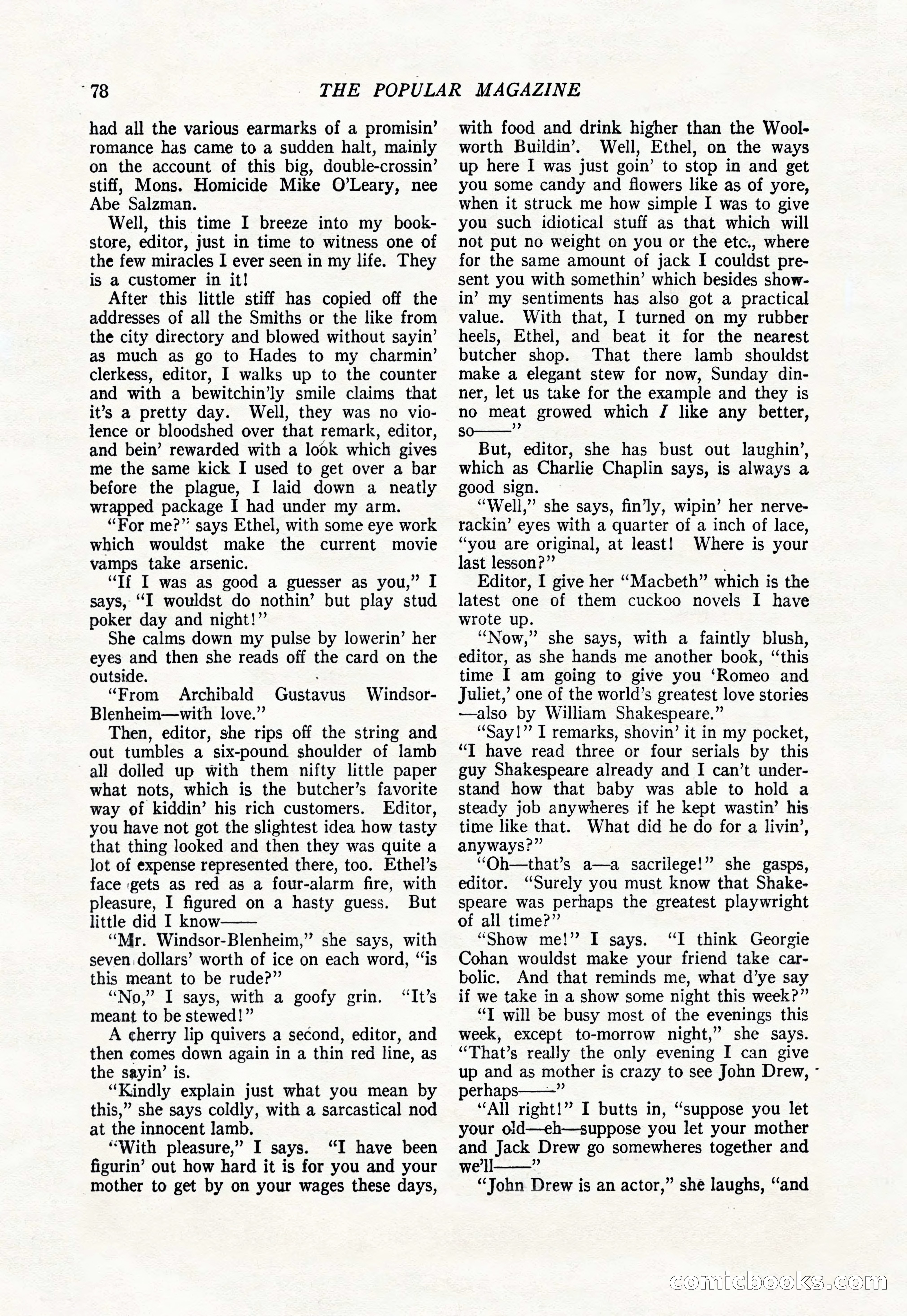 The Popular Magazine, January 1922 — page 80 of 196