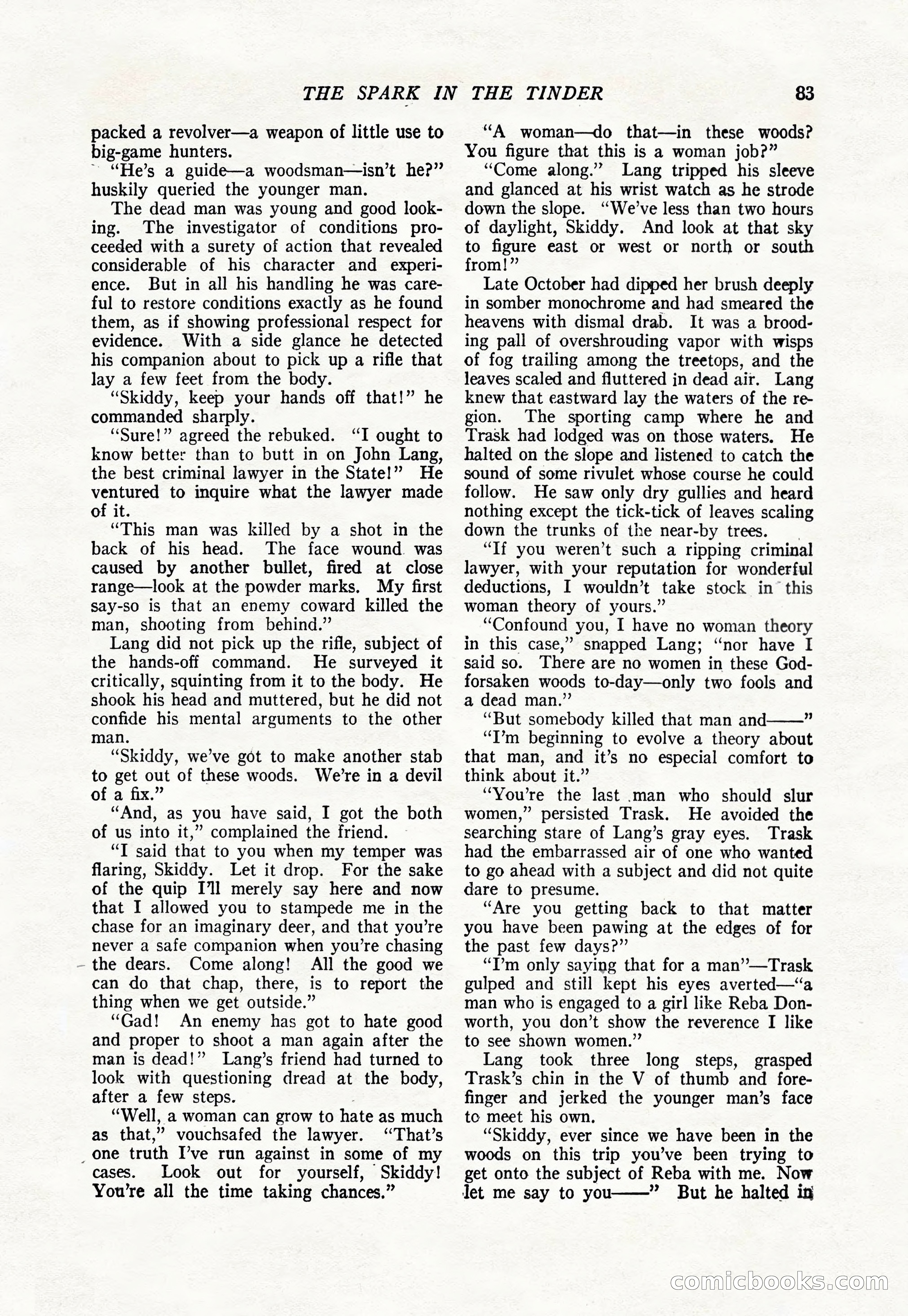 The Popular Magazine, January 1922 — page 85 of 196
