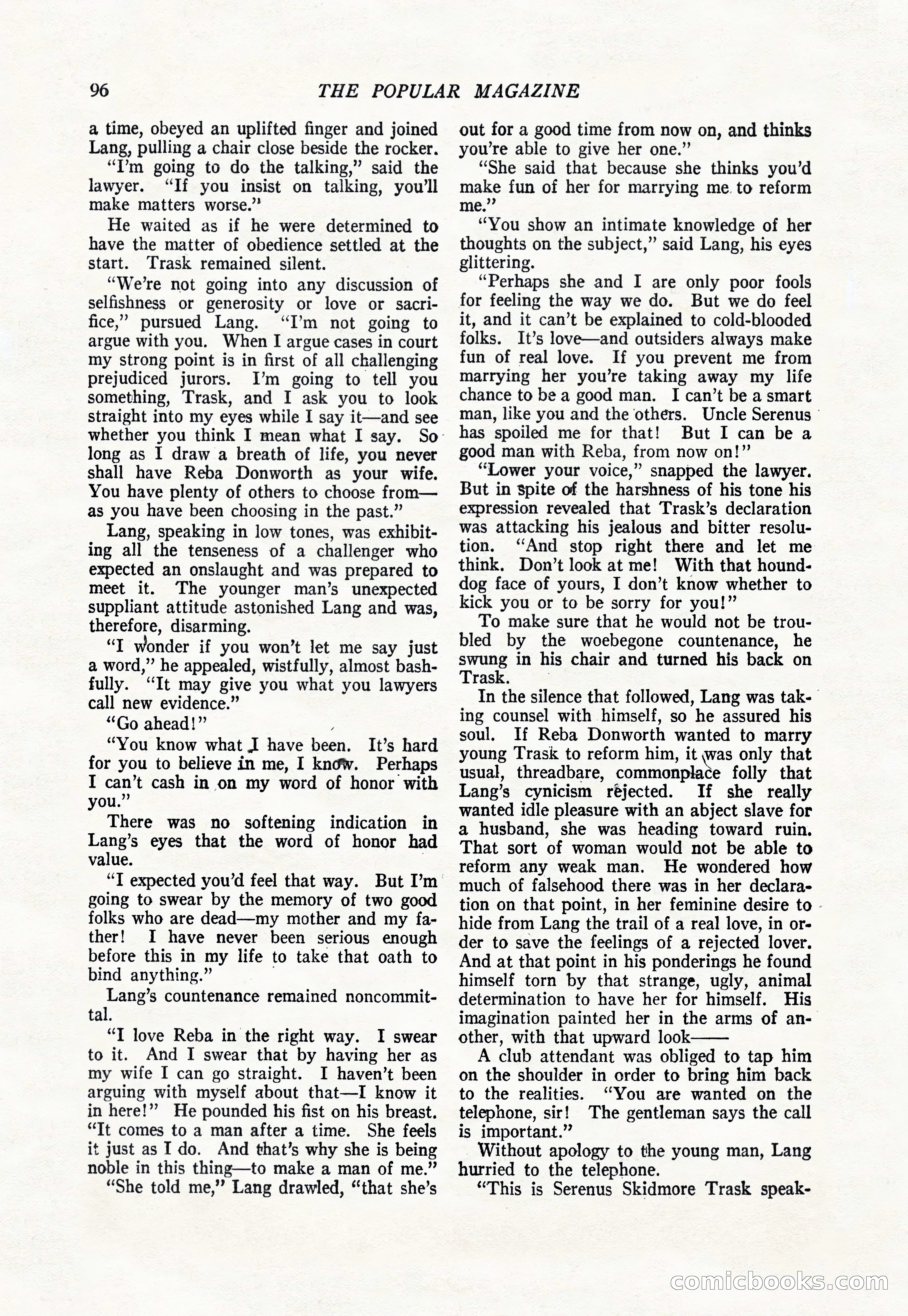 The Popular Magazine, January 1922 — page 98 of 196