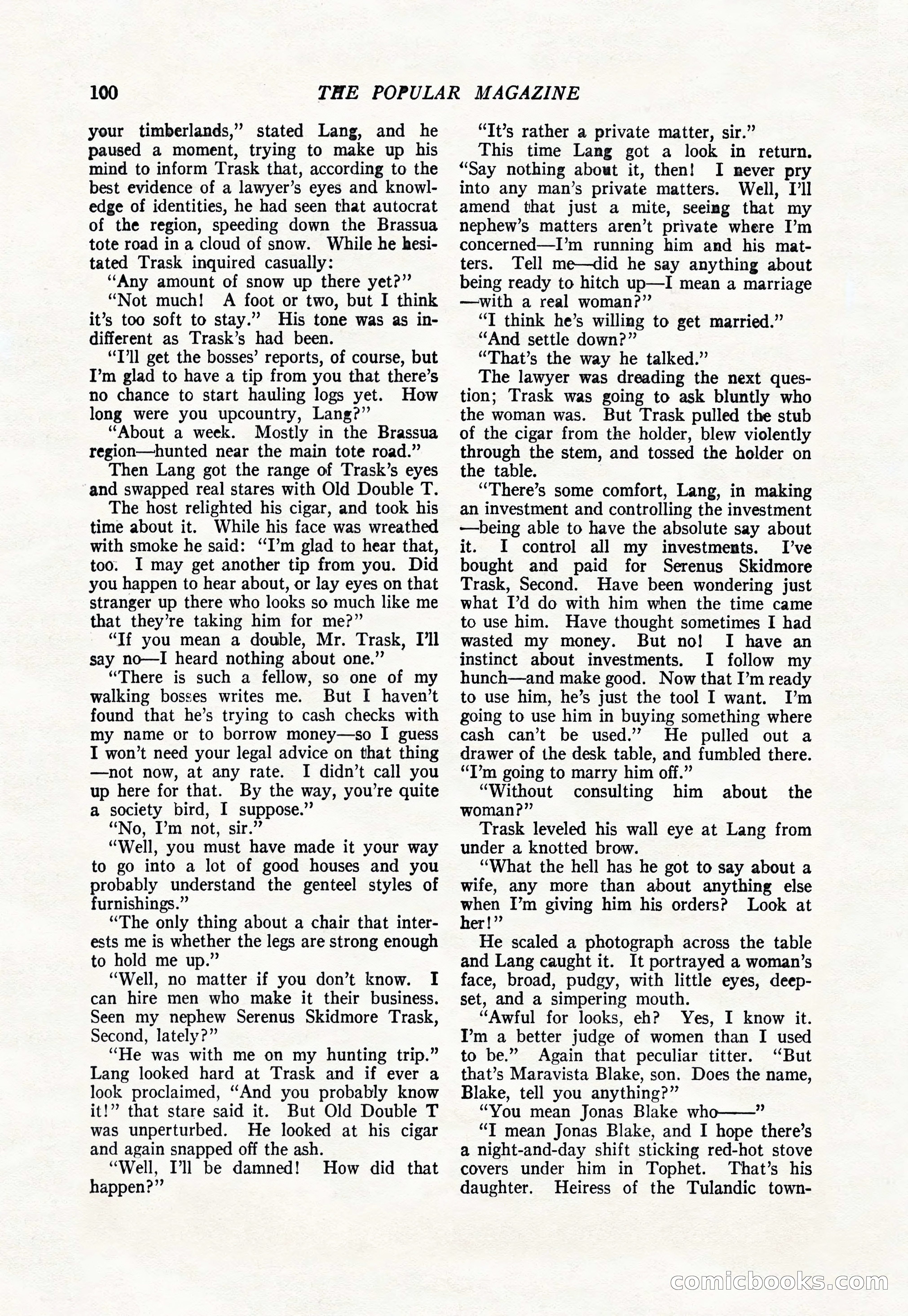 The Popular Magazine, January 1922 — page 102 of 196