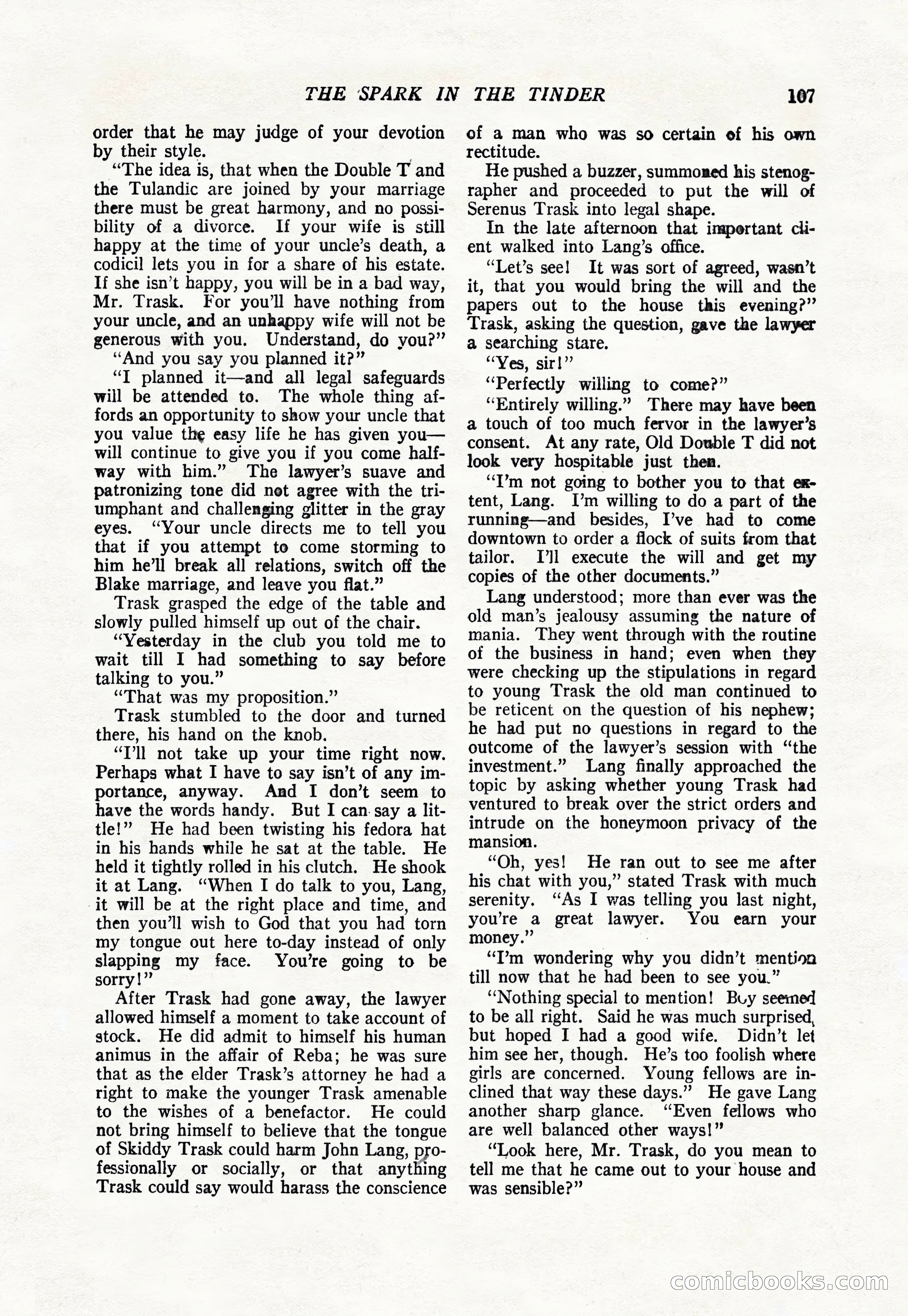 The Popular Magazine, January 1922 — page 109 of 196