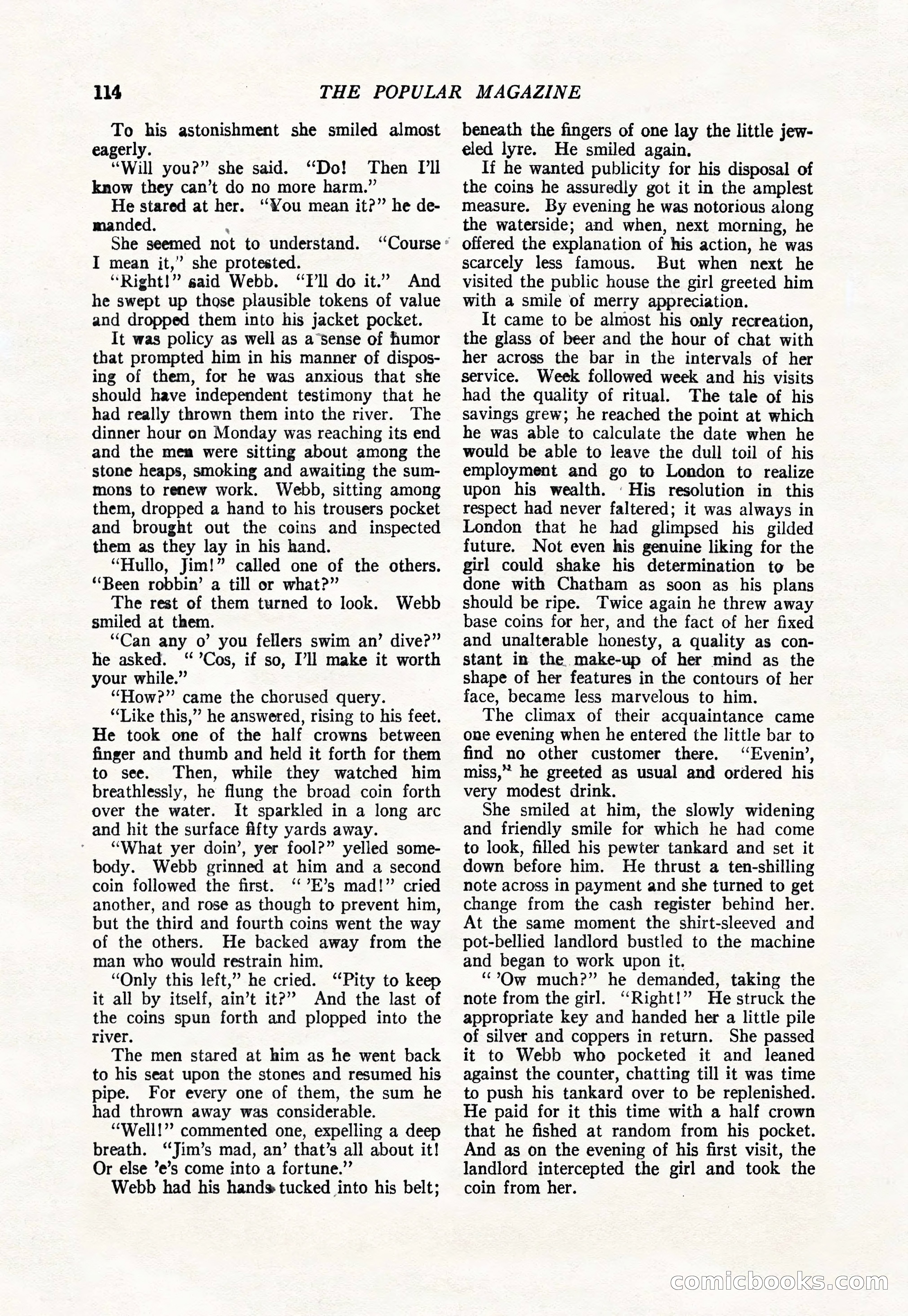The Popular Magazine, January 1922 — page 116 of 196