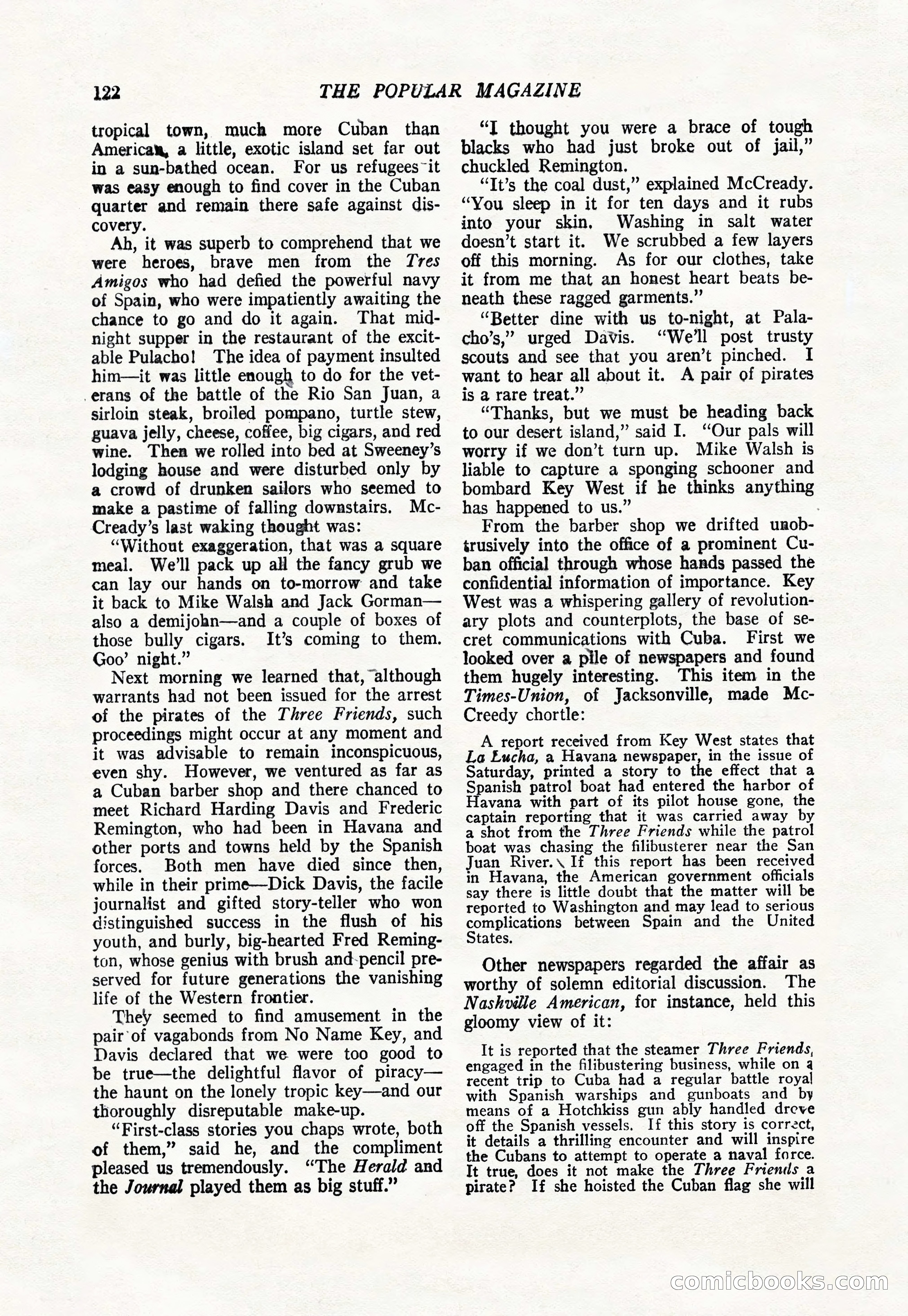 The Popular Magazine, January 1922 — page 124 of 196