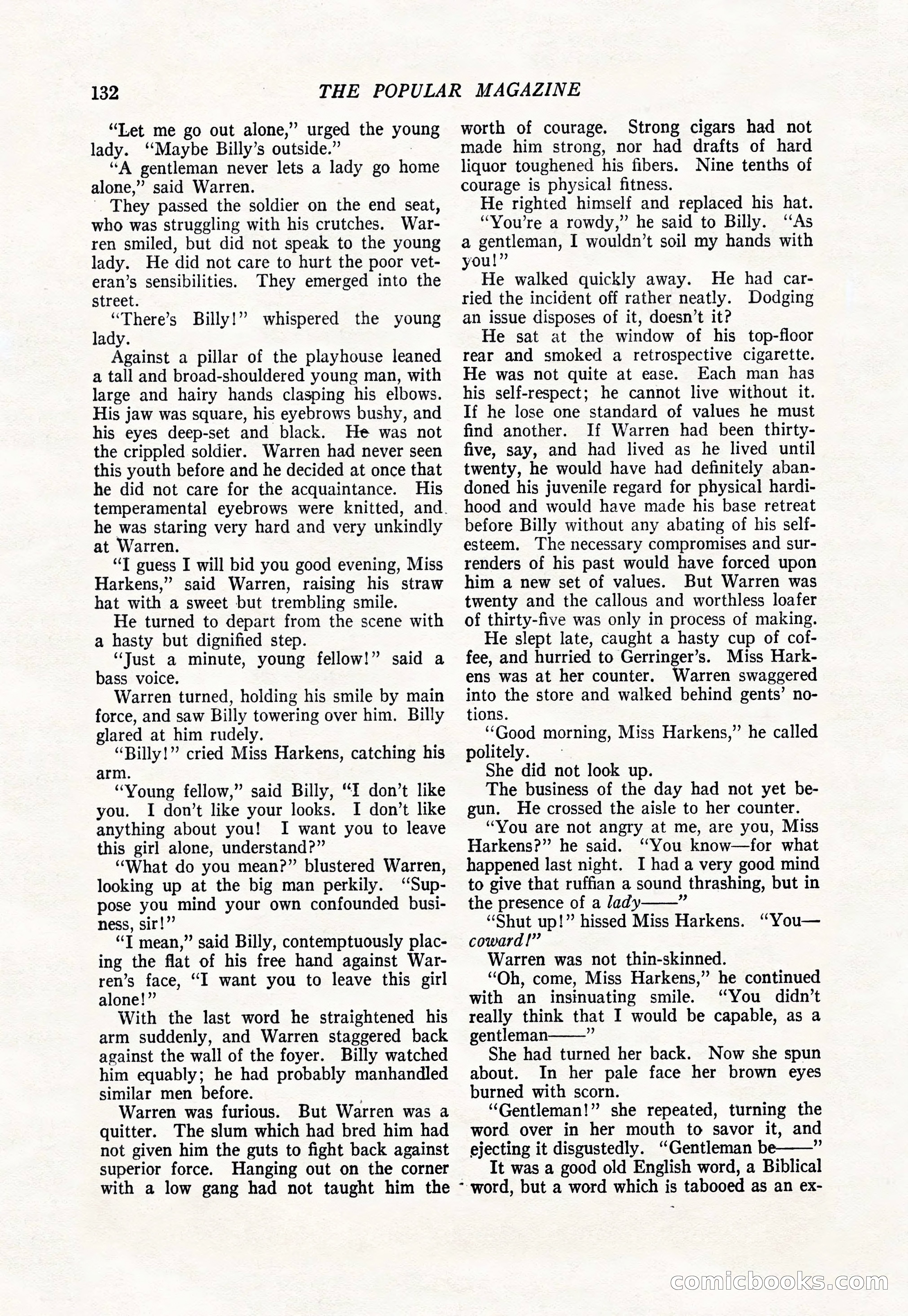 The Popular Magazine, January 1922 — page 134 of 196