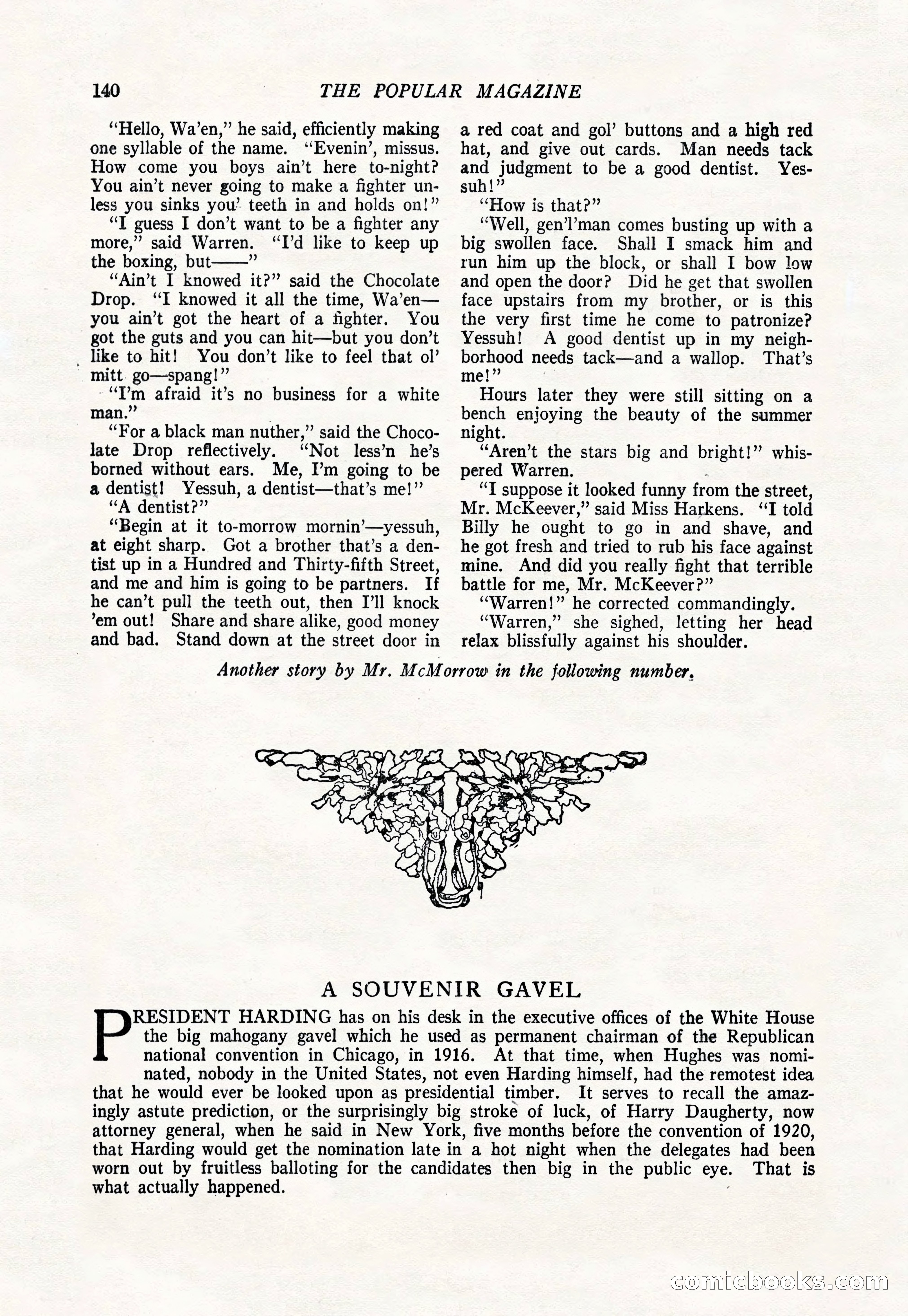 The Popular Magazine, January 1922 — page 142 of 196
