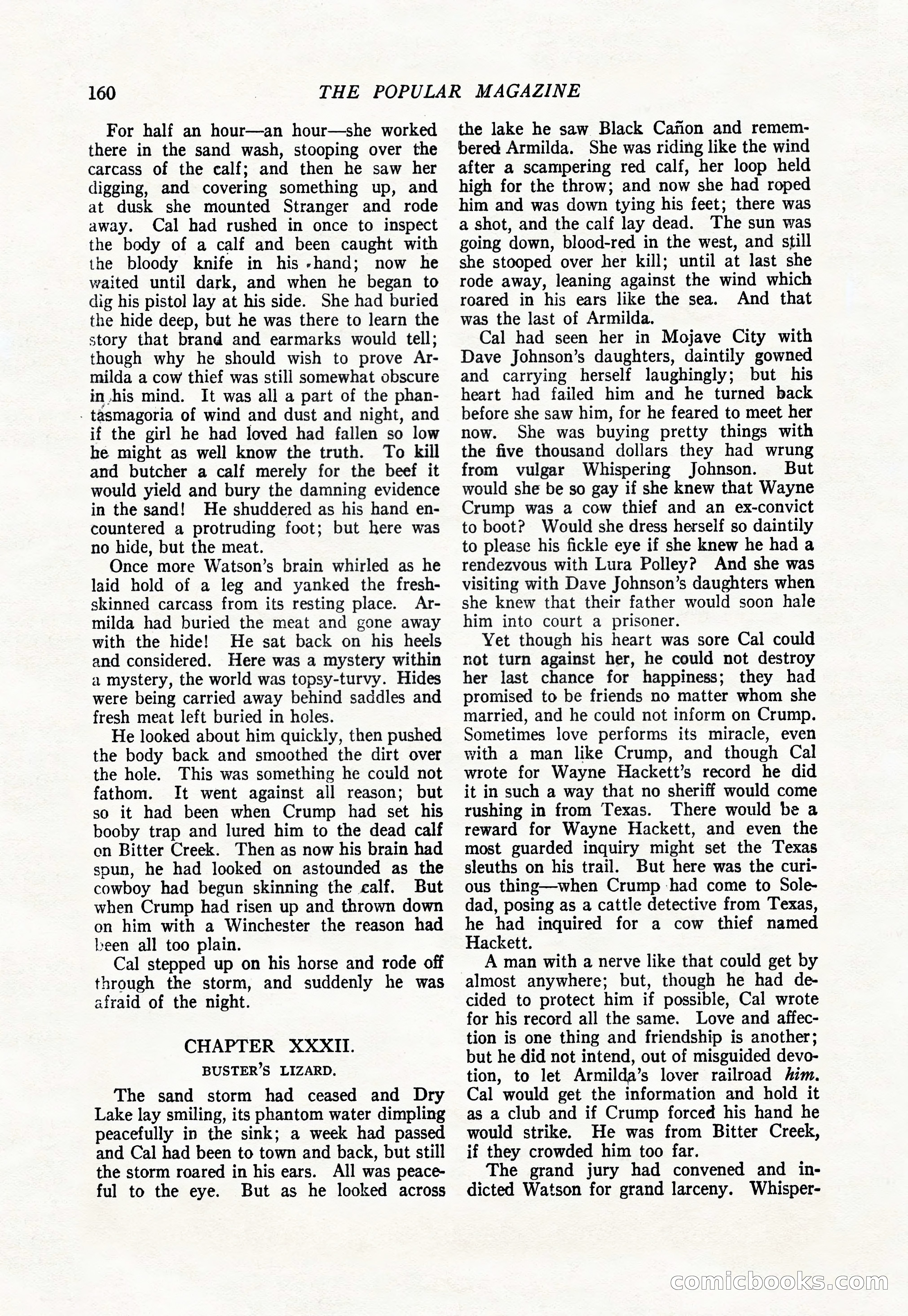 The Popular Magazine, January 1922 — page 162 of 196