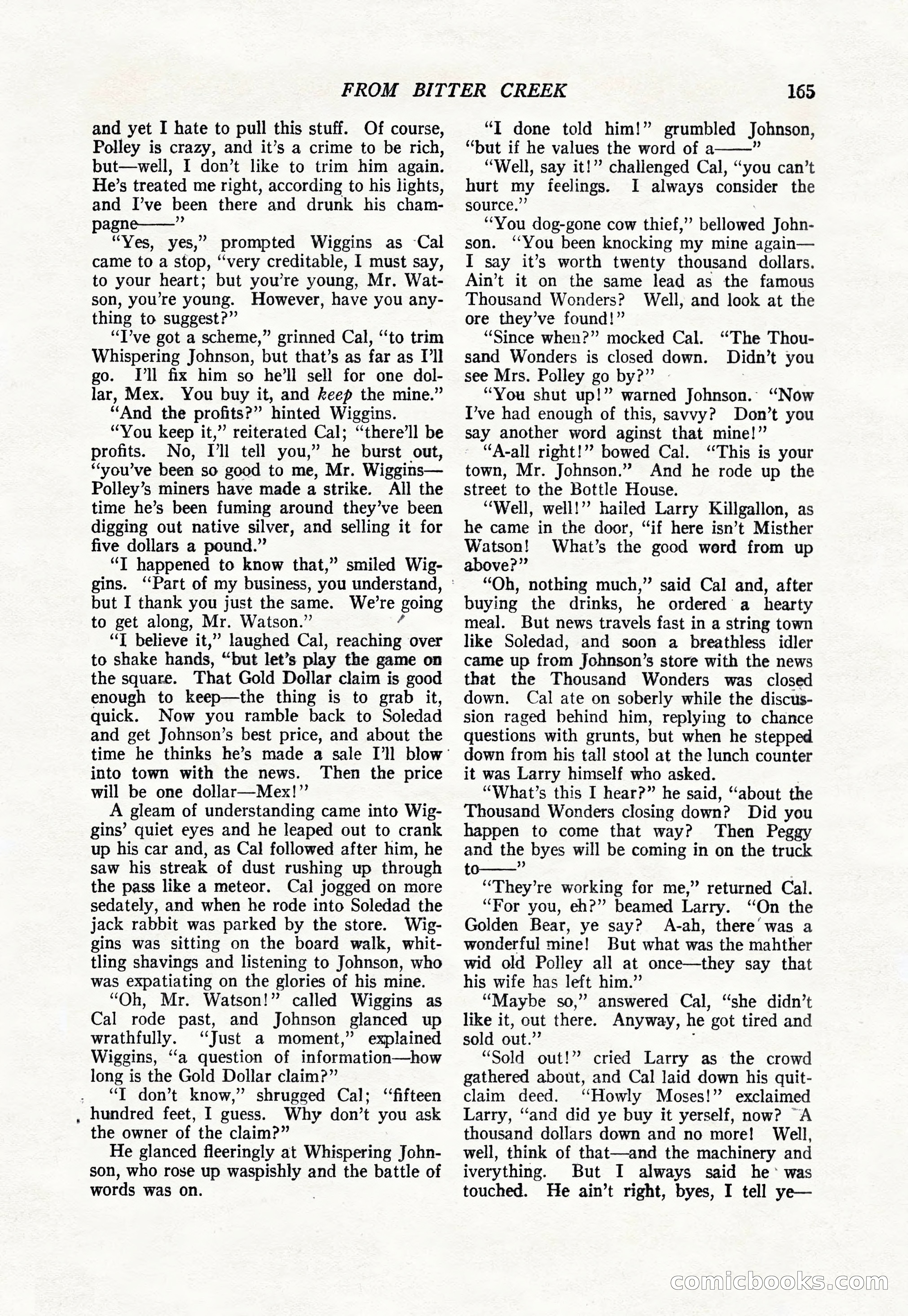 The Popular Magazine, January 1922 — page 167 of 196