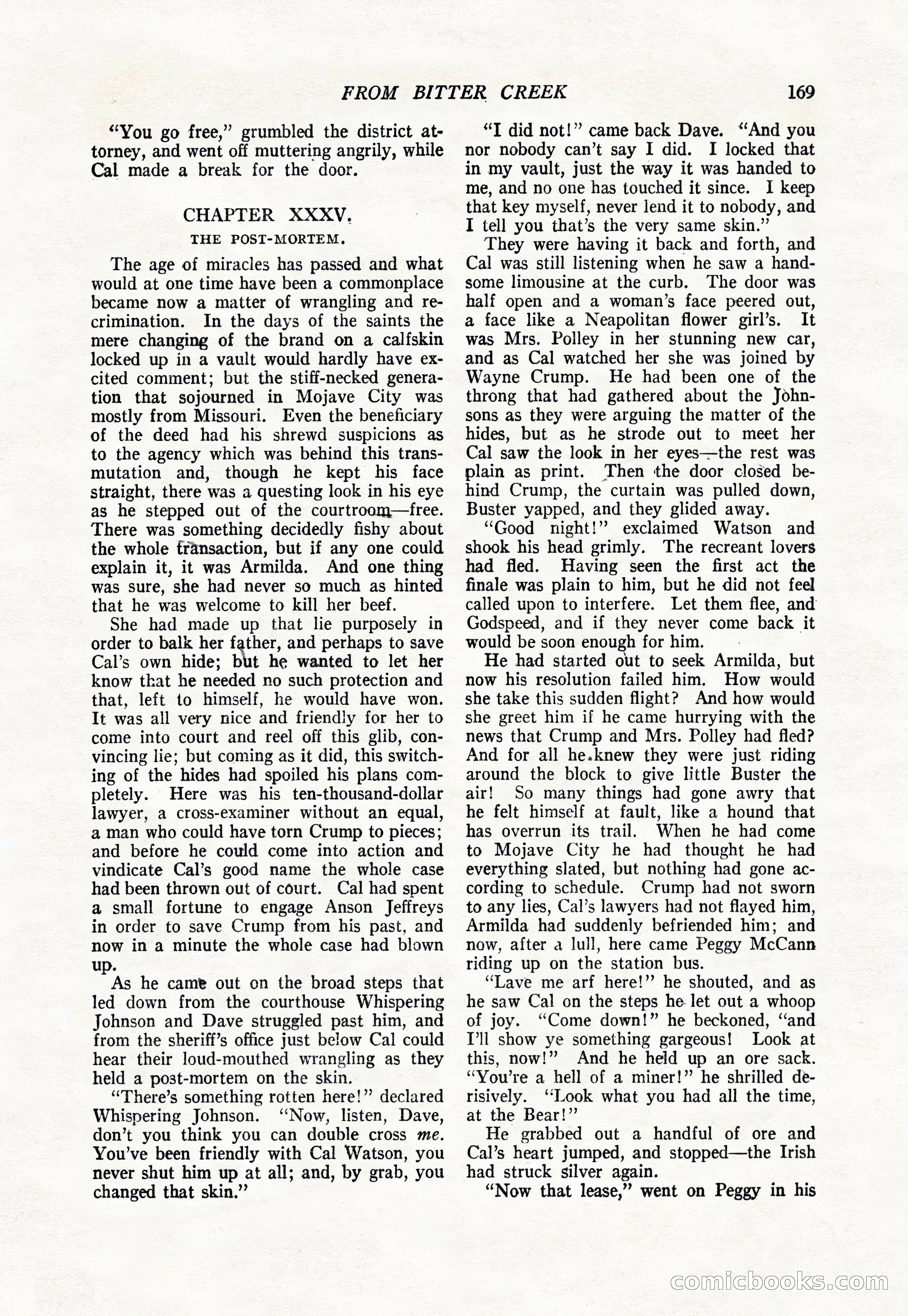 The Popular Magazine, January 1922 — page 171 of 196