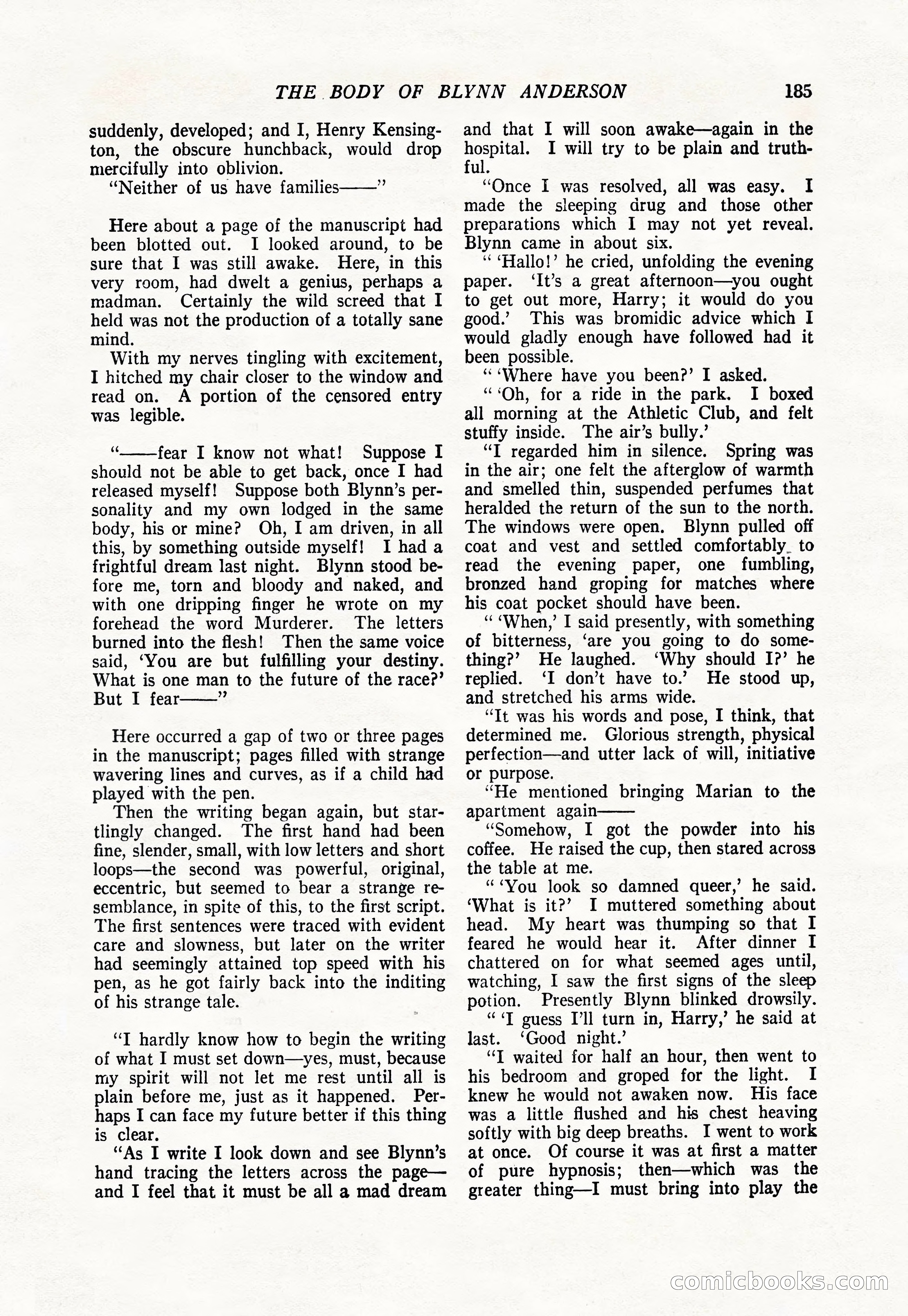 The Popular Magazine, January 1922 — page 187 of 196