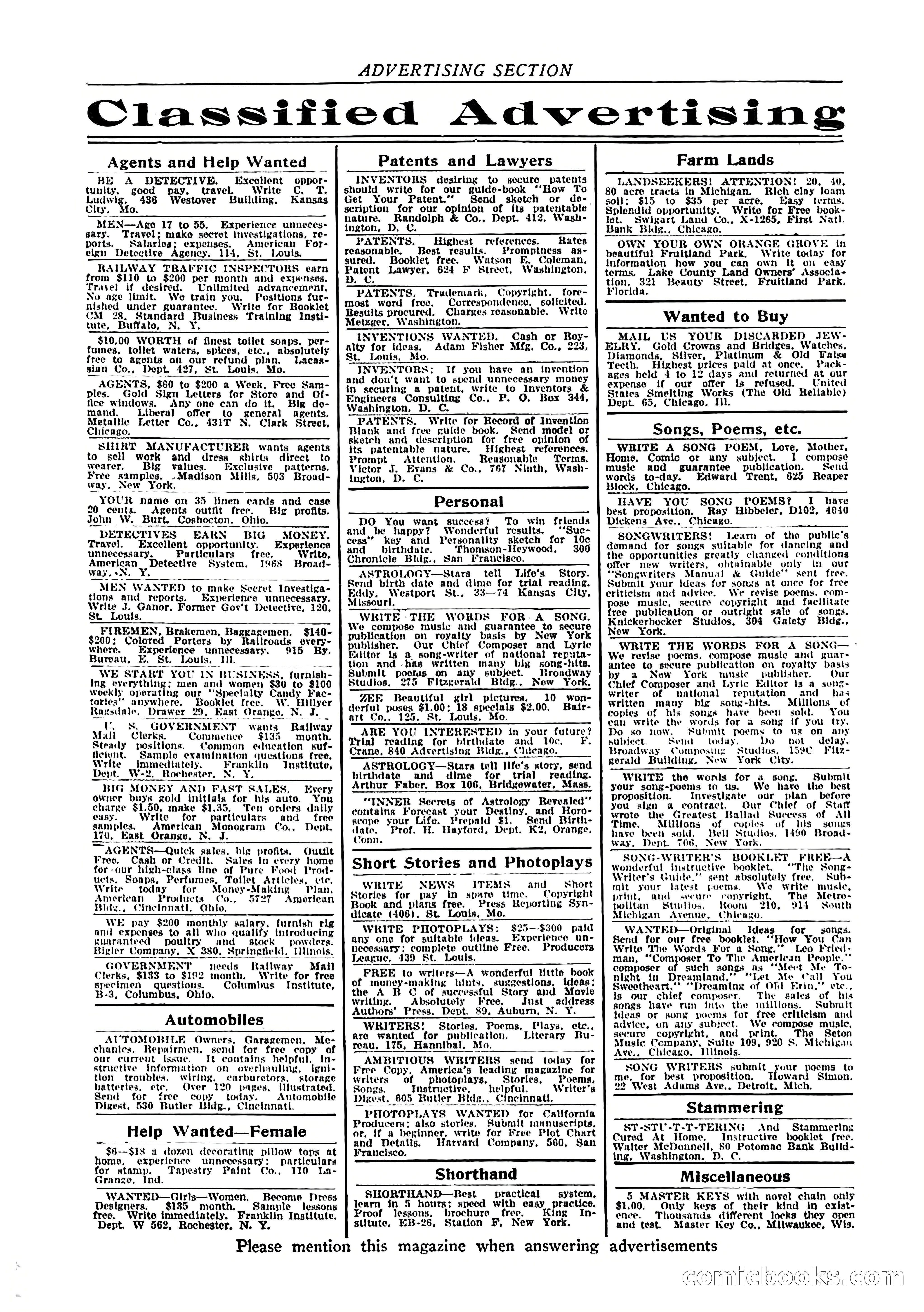The Popular Magazine, February 1922 — page 8 of 212