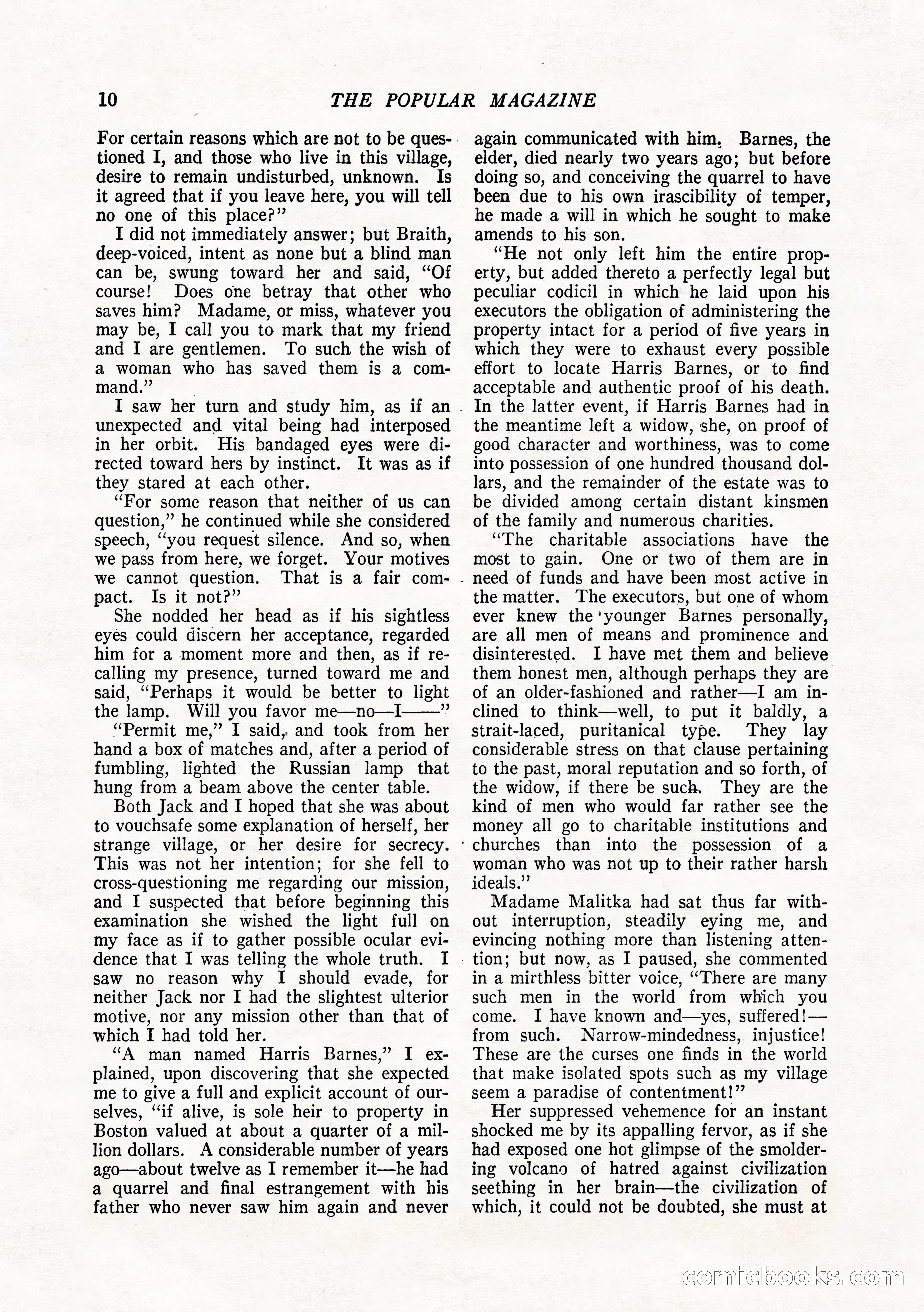 The Popular Magazine, February 1922 — page 20 of 212