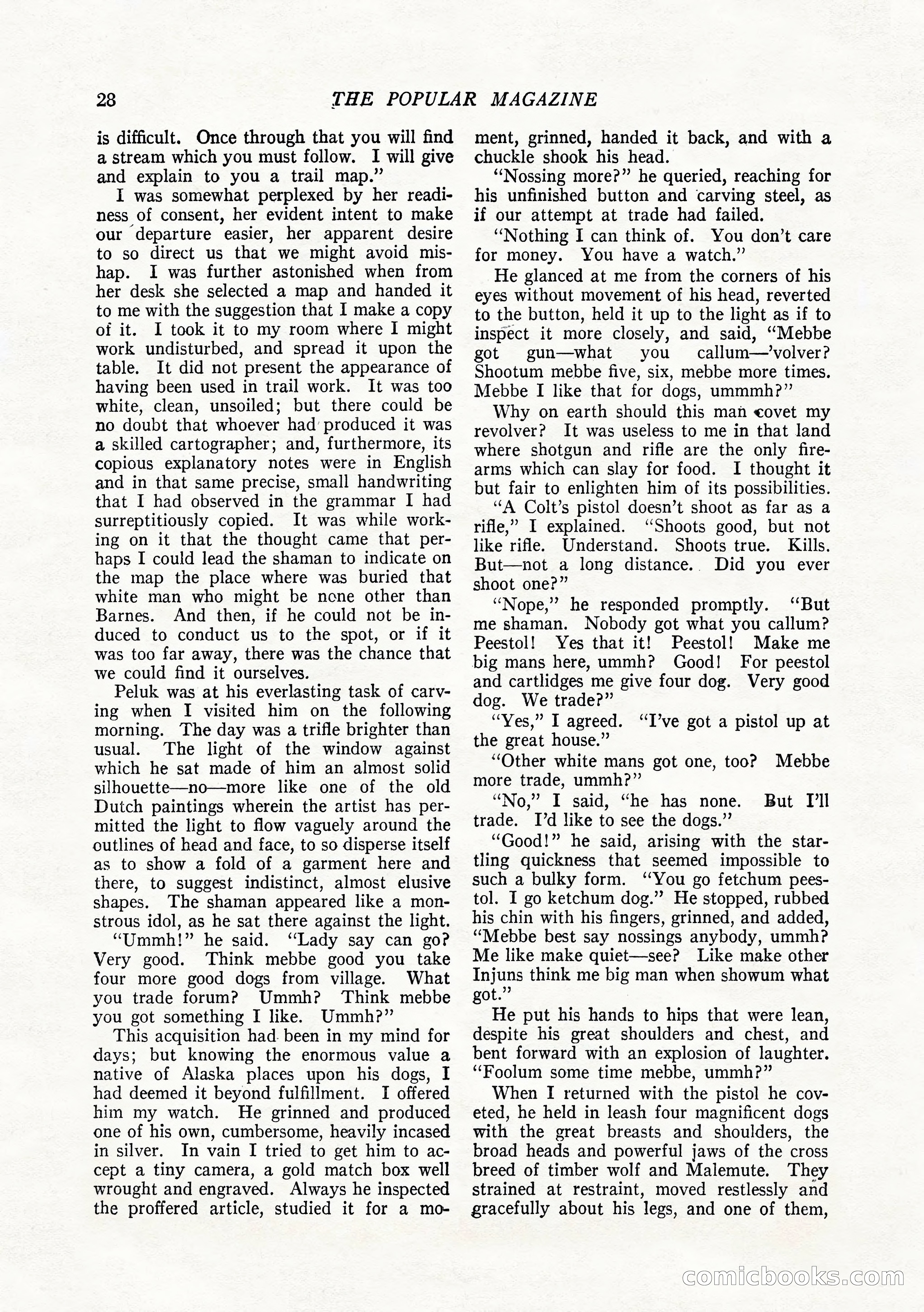 The Popular Magazine, February 1922 — page 38 of 212