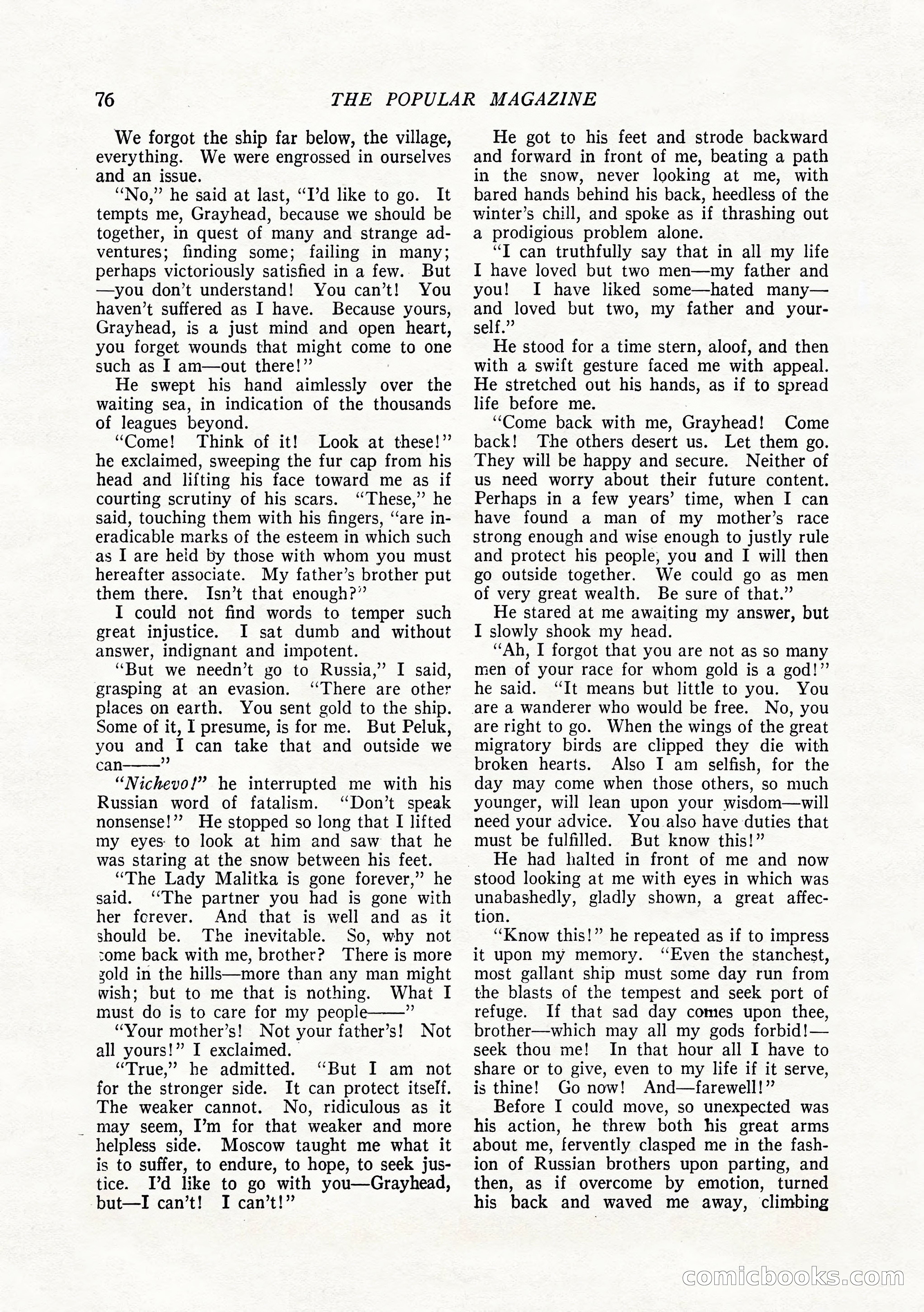 The Popular Magazine, February 1922 — page 86 of 212
