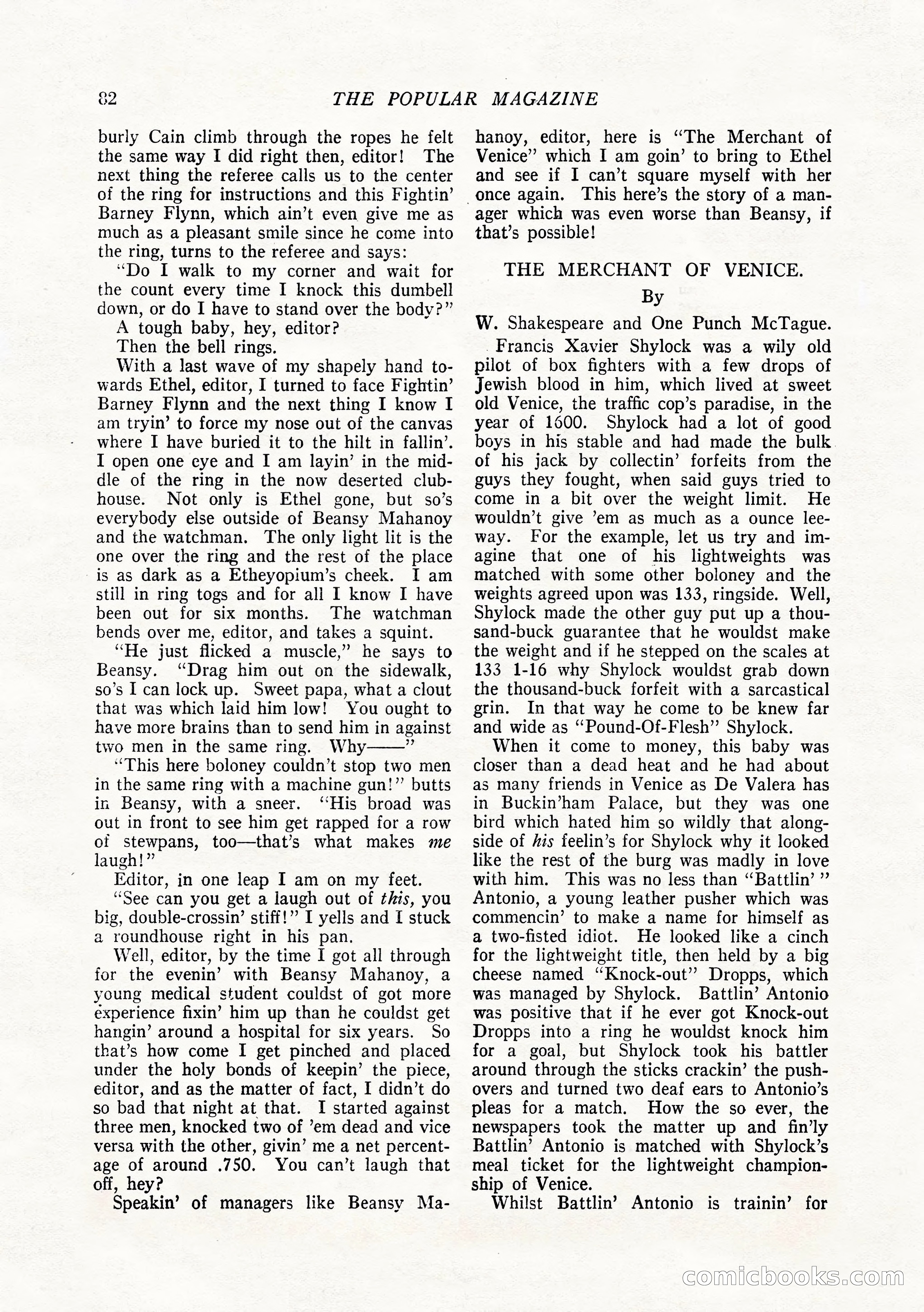 The Popular Magazine, February 1922 — page 92 of 212