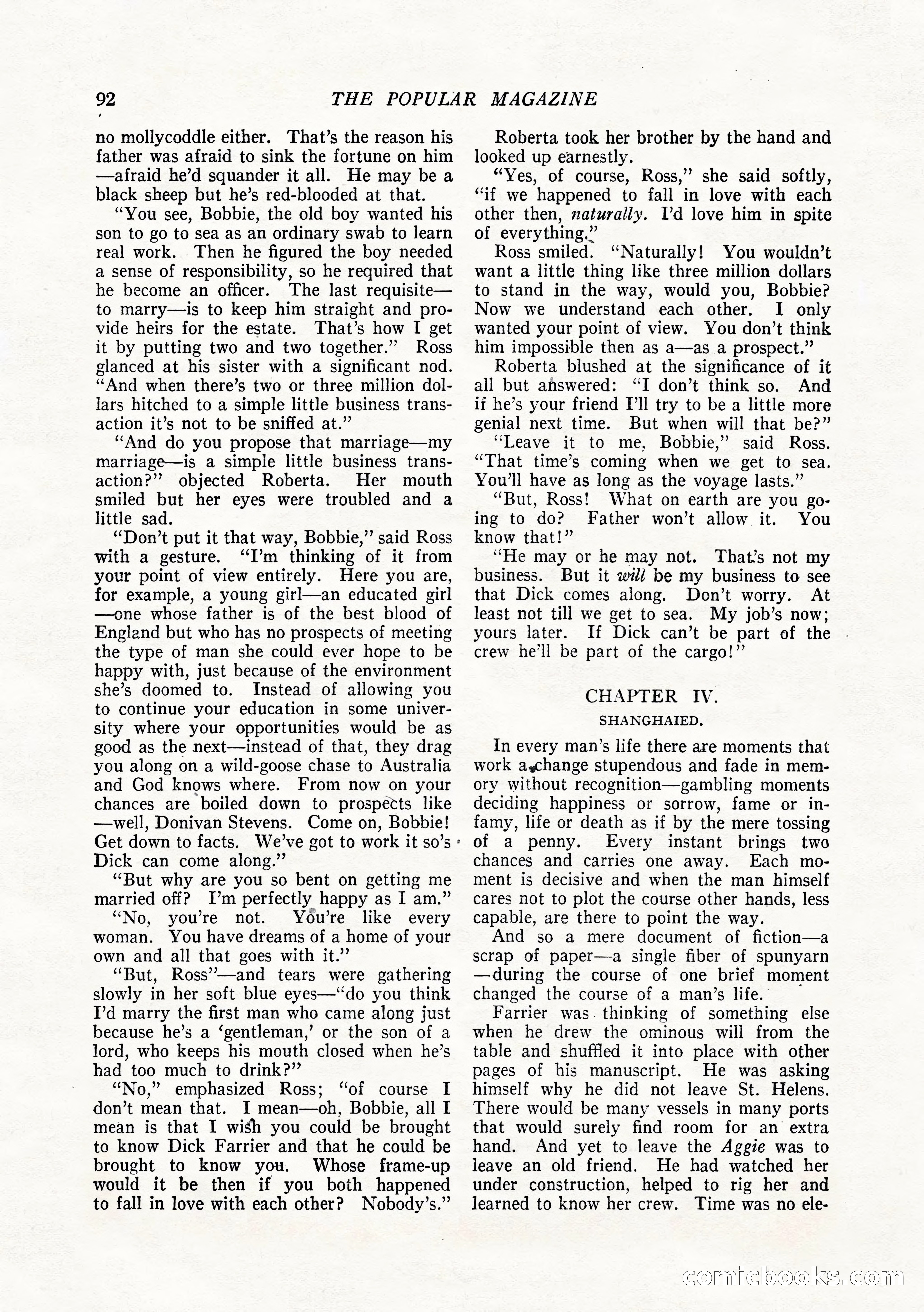 The Popular Magazine, February 1922 — page 102 of 212