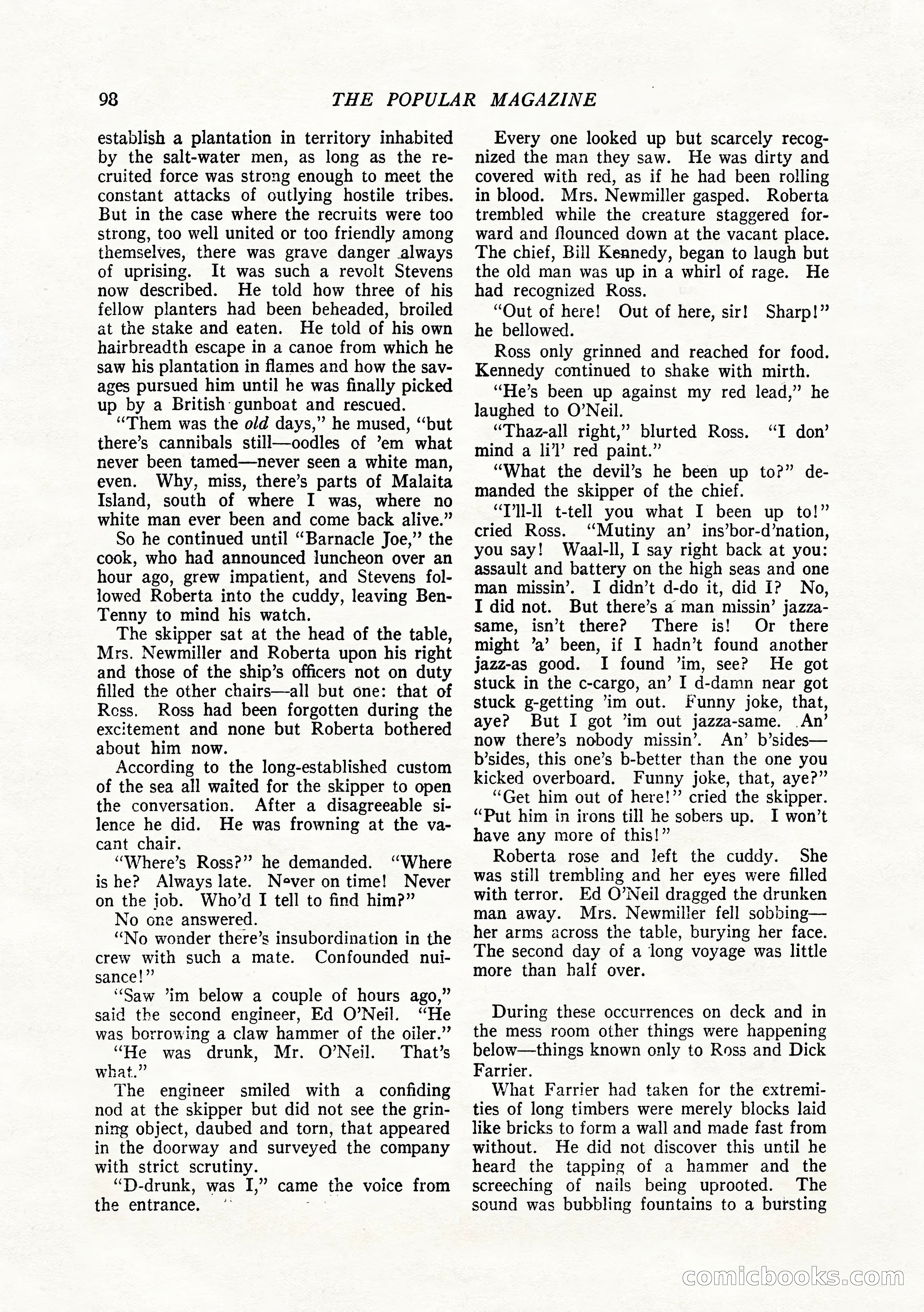 The Popular Magazine, February 1922 — page 108 of 212