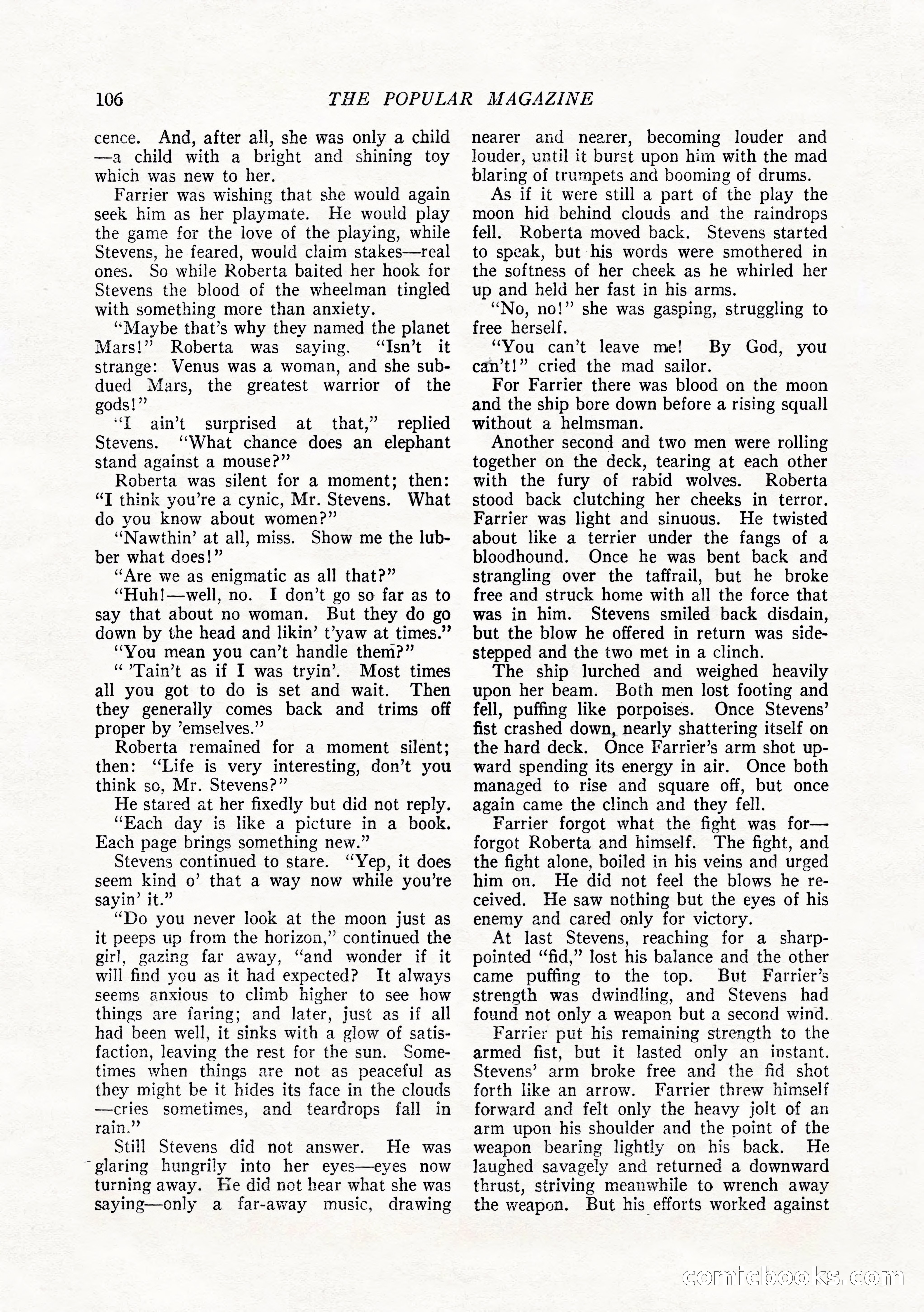 The Popular Magazine, February 1922 — page 116 of 212