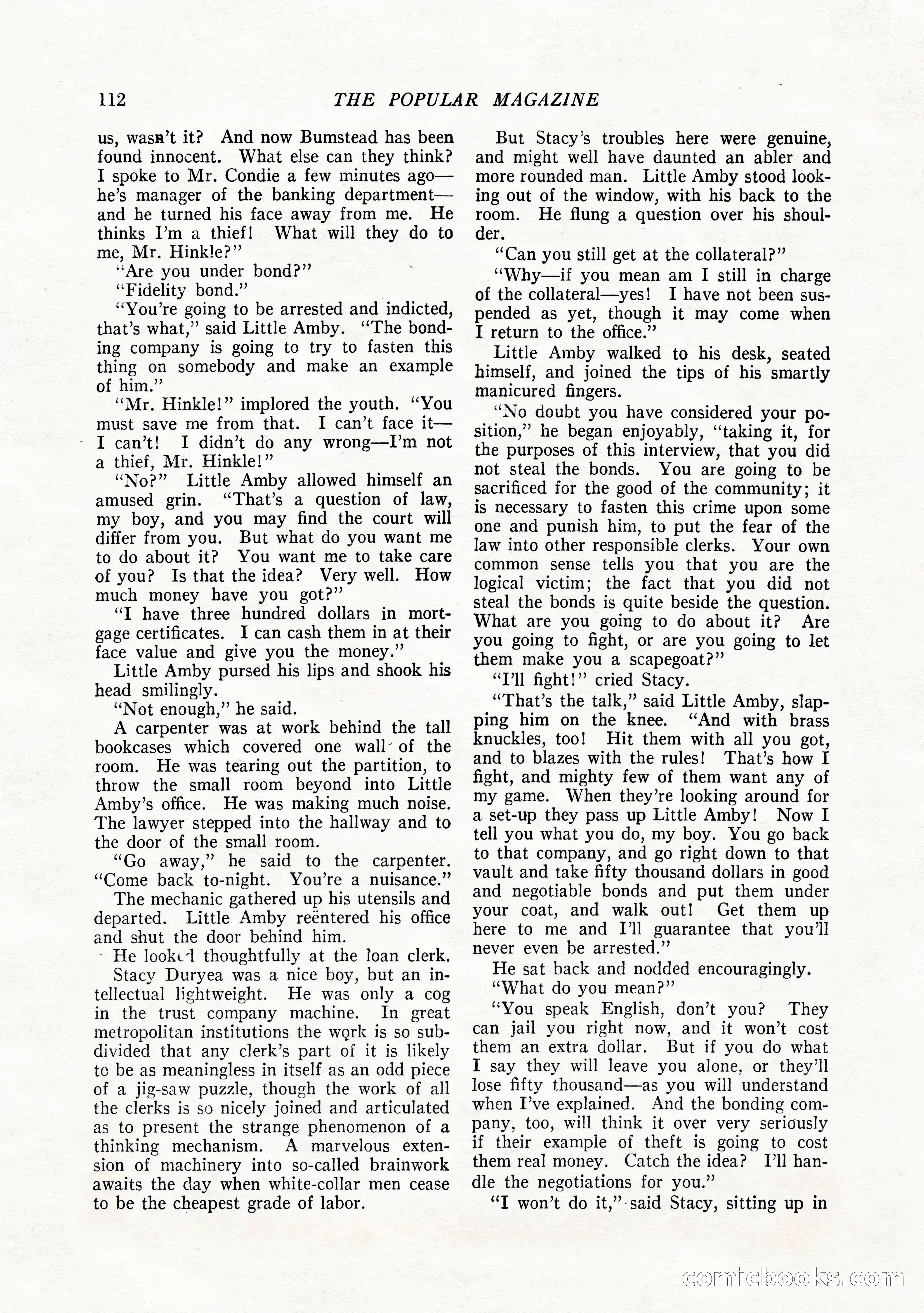 The Popular Magazine, February 1922 — page 122 of 212