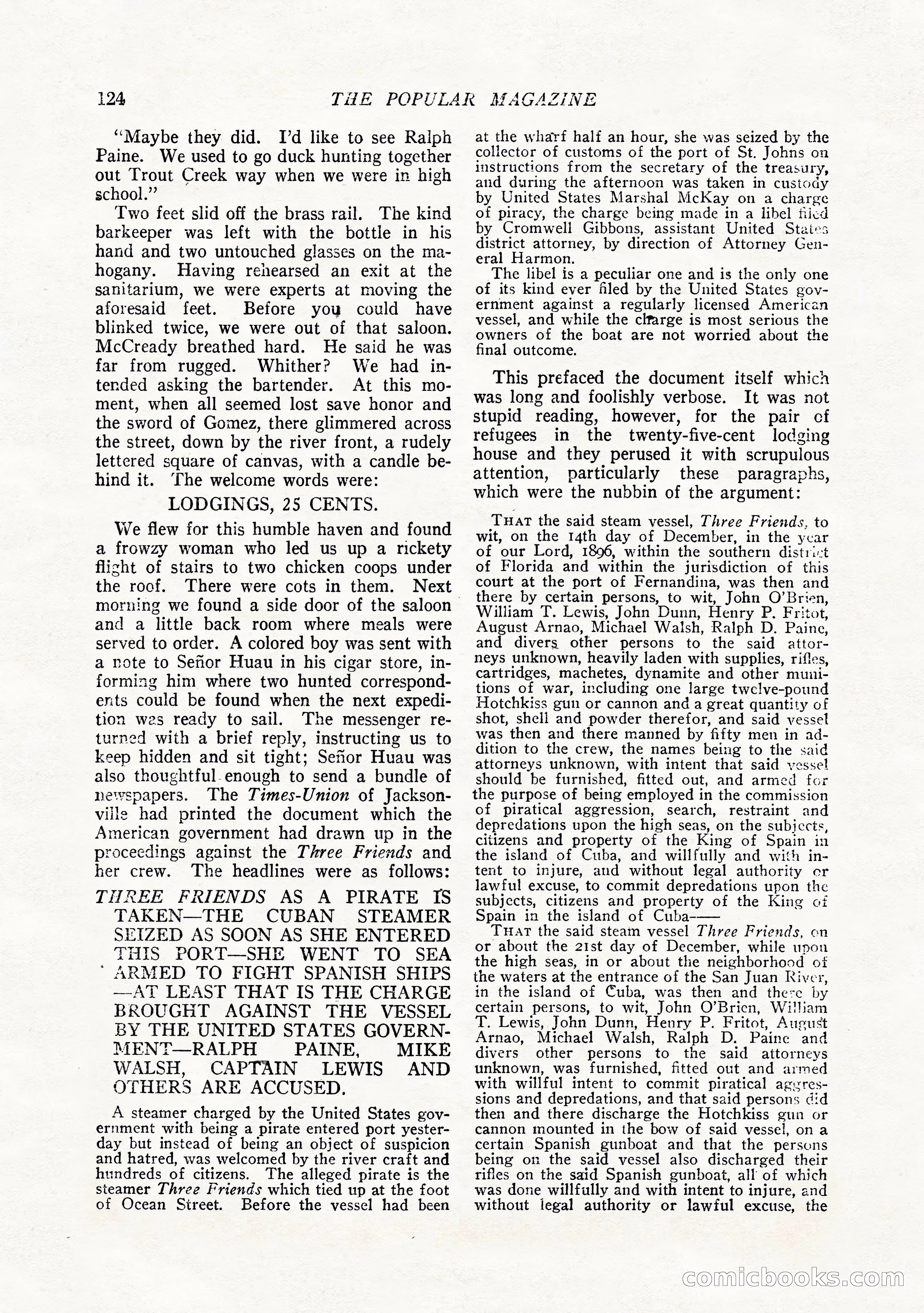 The Popular Magazine, February 1922 — page 134 of 212