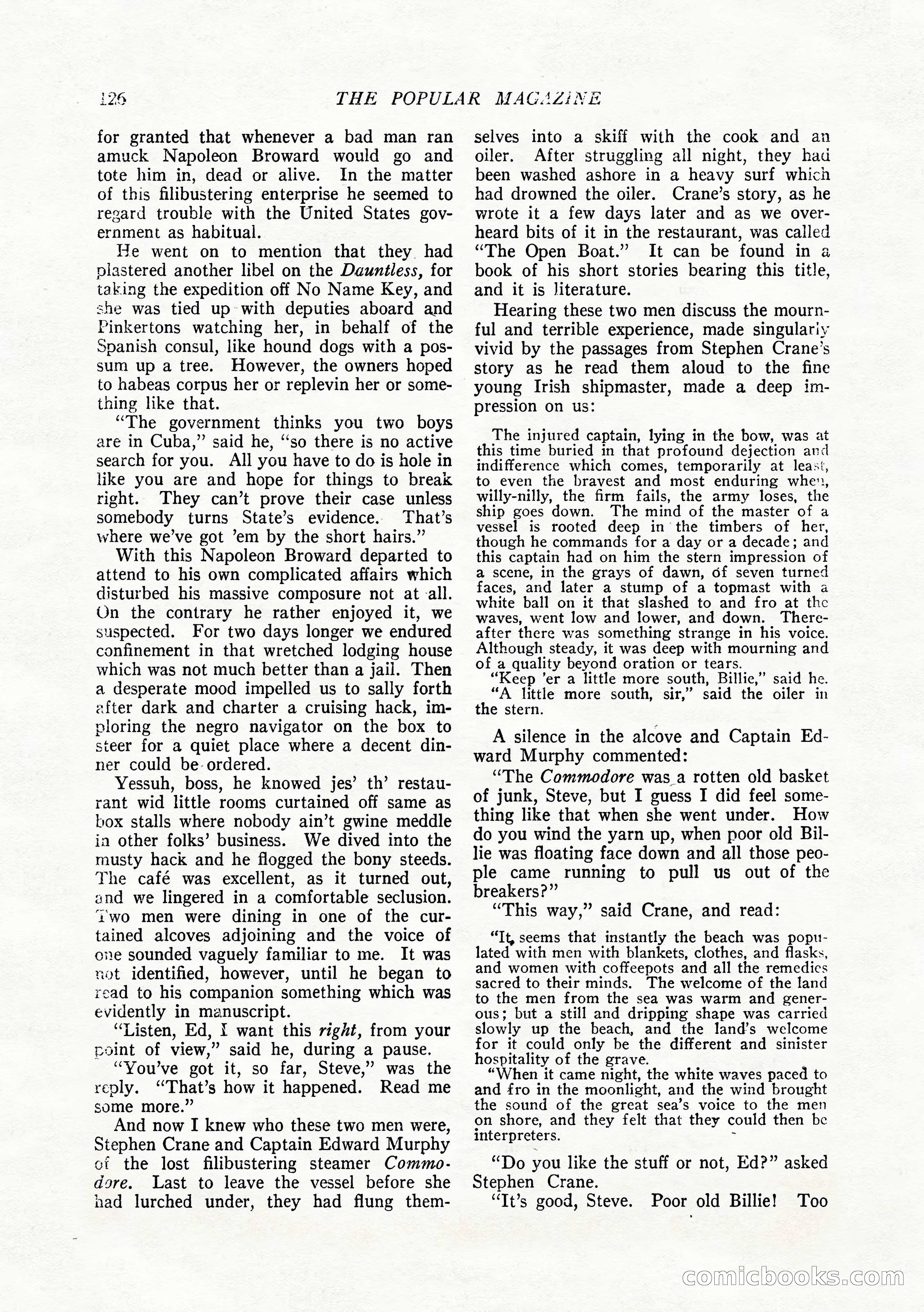 The Popular Magazine, February 1922 — page 136 of 212