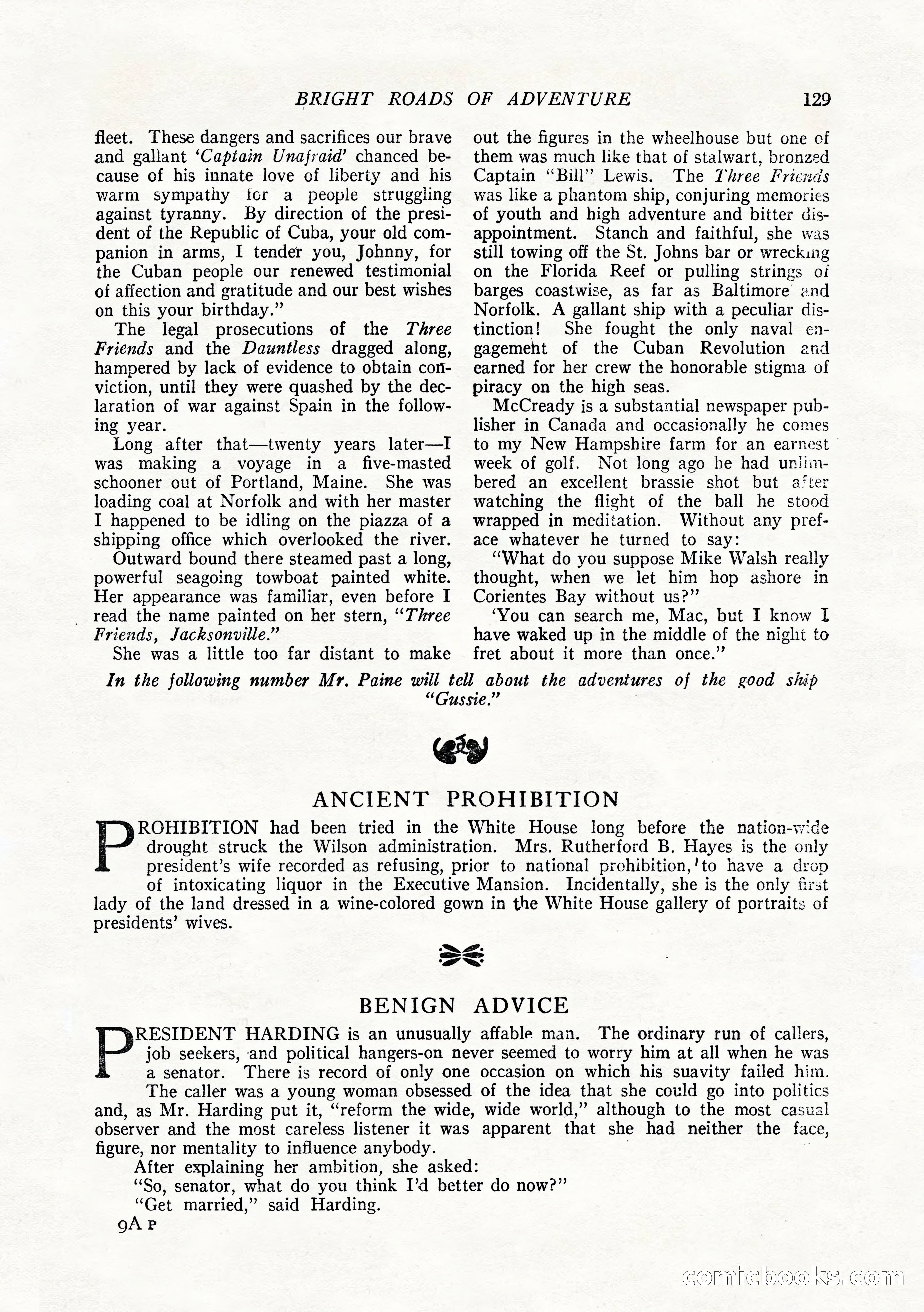 The Popular Magazine, February 1922 — page 139 of 212