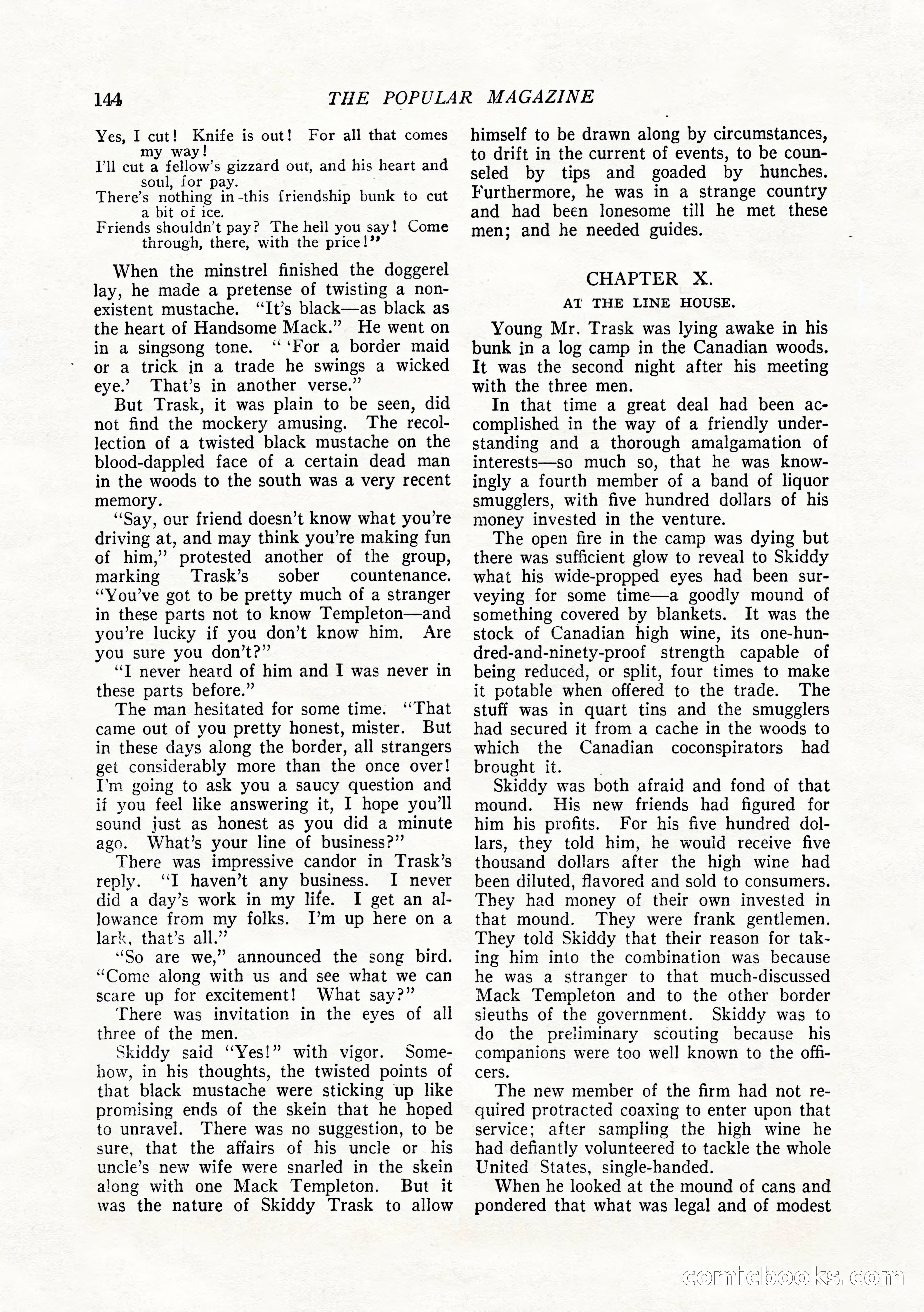 The Popular Magazine, February 1922 — page 154 of 212